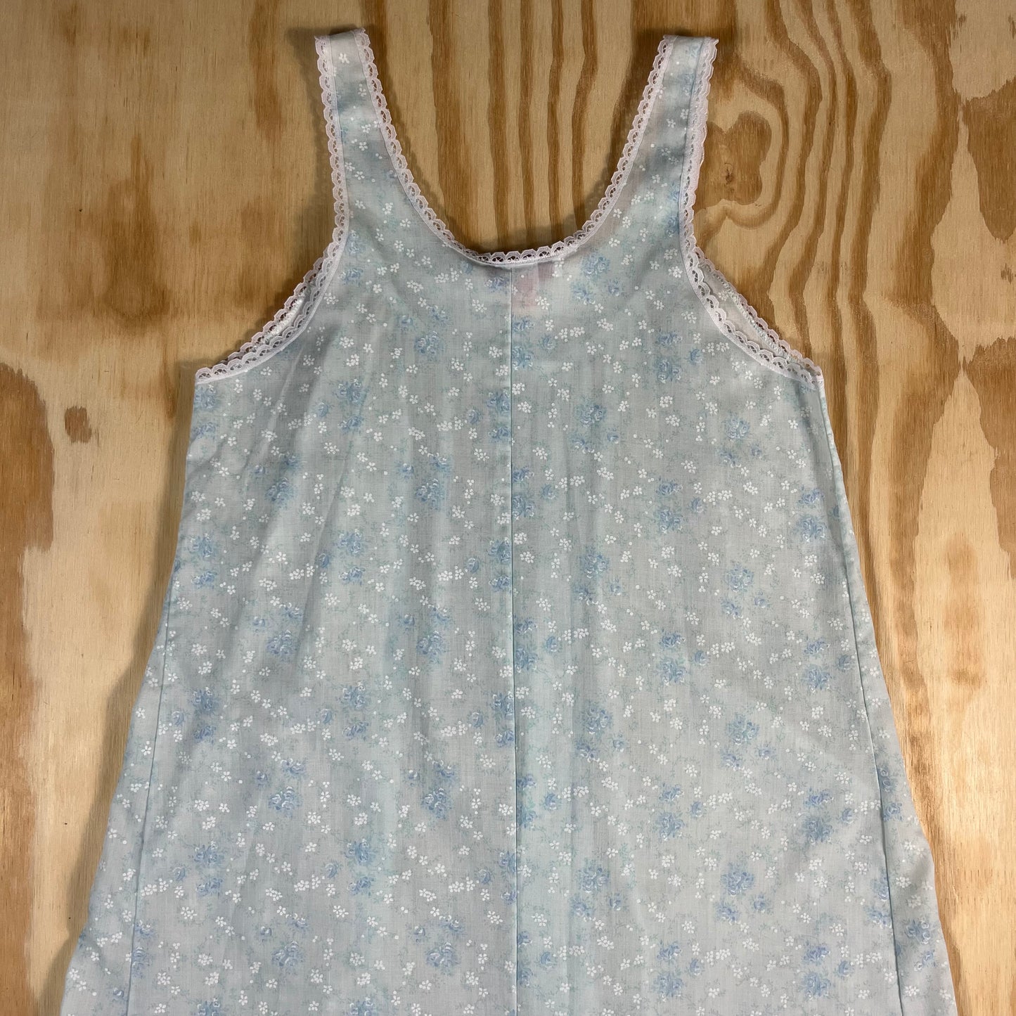 80s VTG Brandywine floral cotton maxi nightgown - XS/S