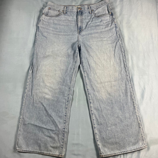 preloved Madewell superwide leg jeans - 33x33