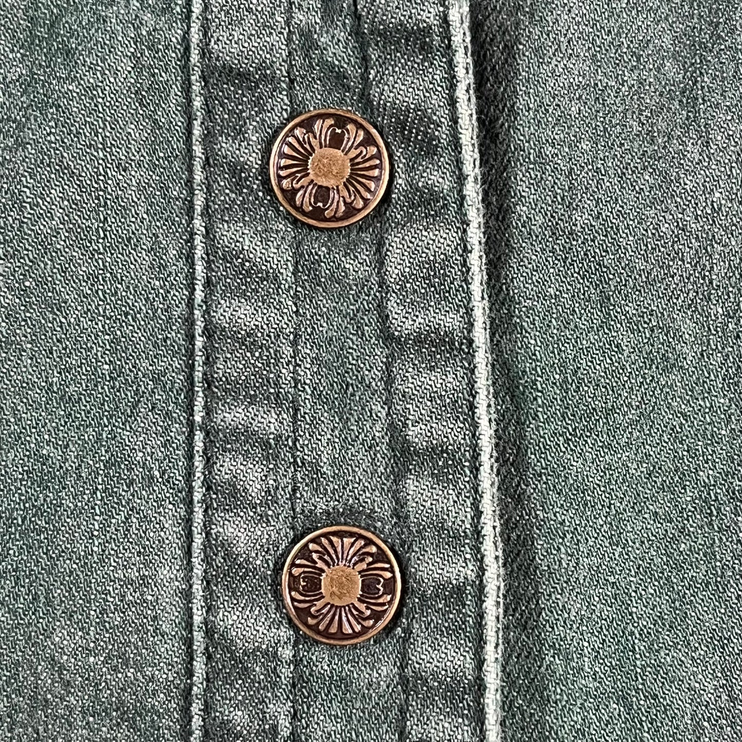 y2k vintage L.A.D. green denim jacket - S/M