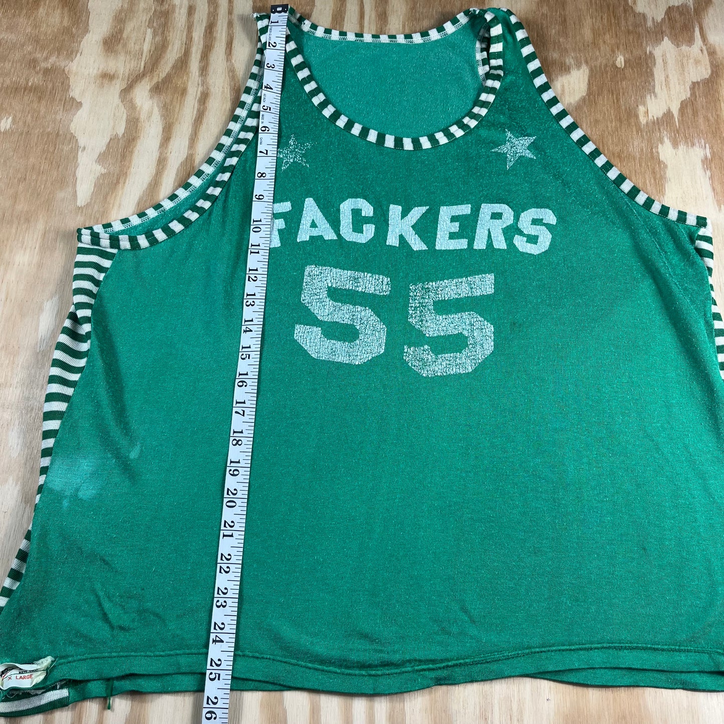 70s VTG Felco Fackers Huss 55 jersey tank - XL/XXL