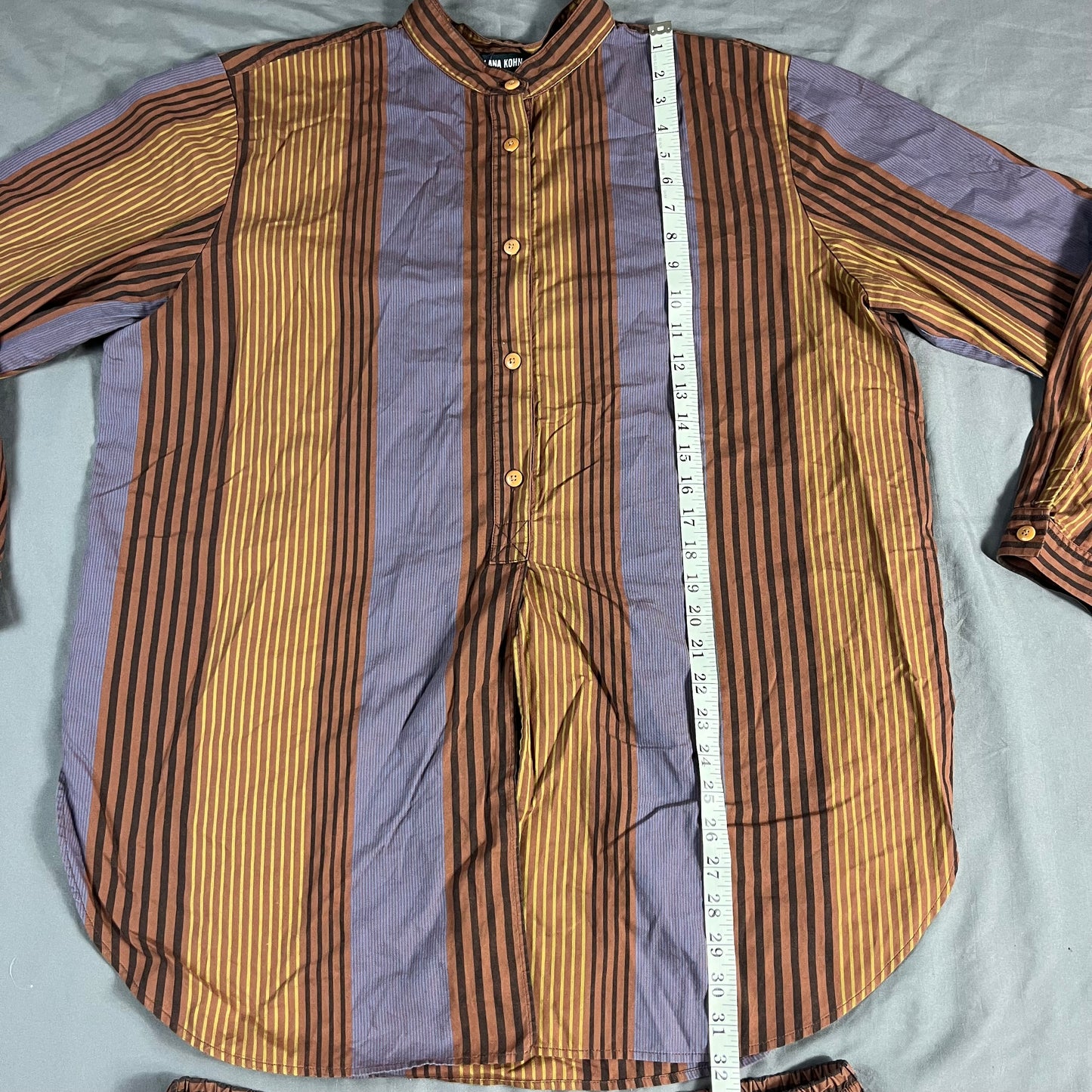 preloved Ilana Kohn archival mixed stripe set - 1X/2X