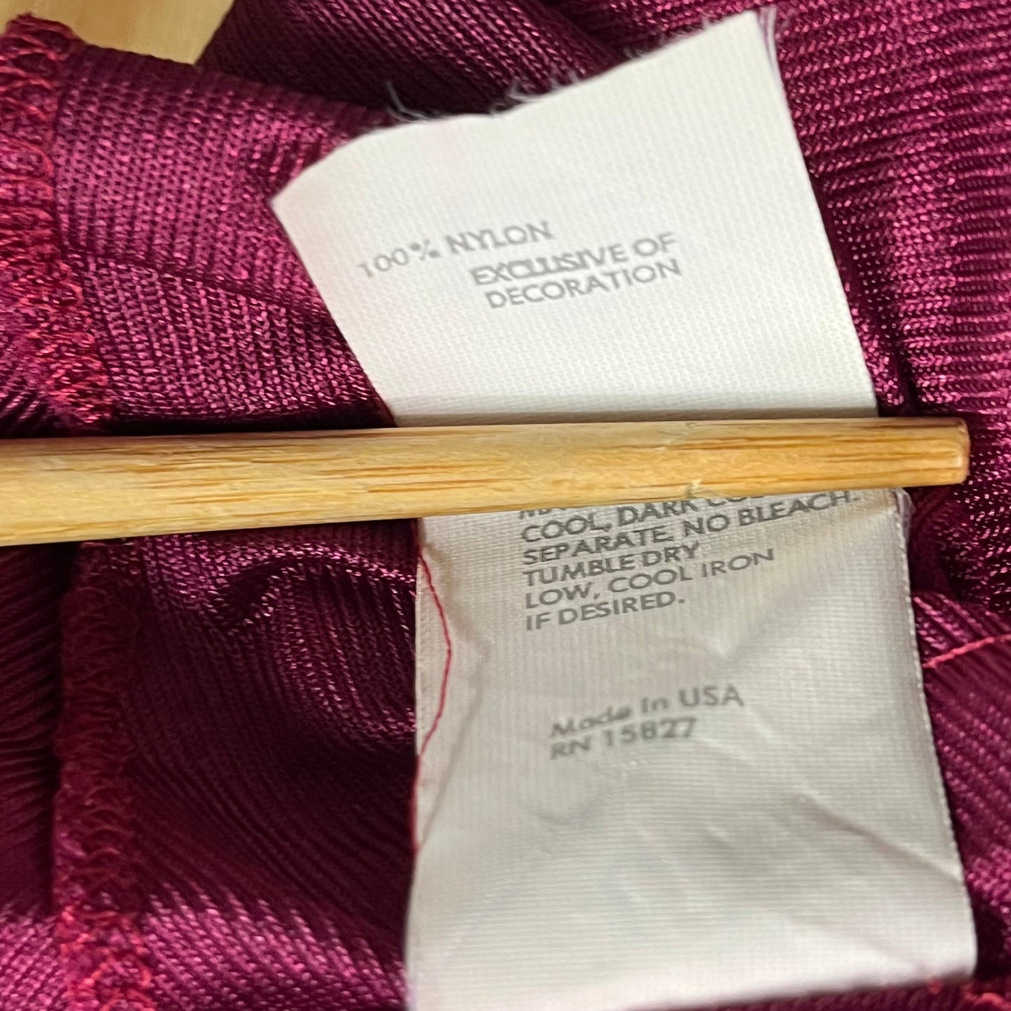 80s VTG G's plum liquid satin lace nightgown - XS/S