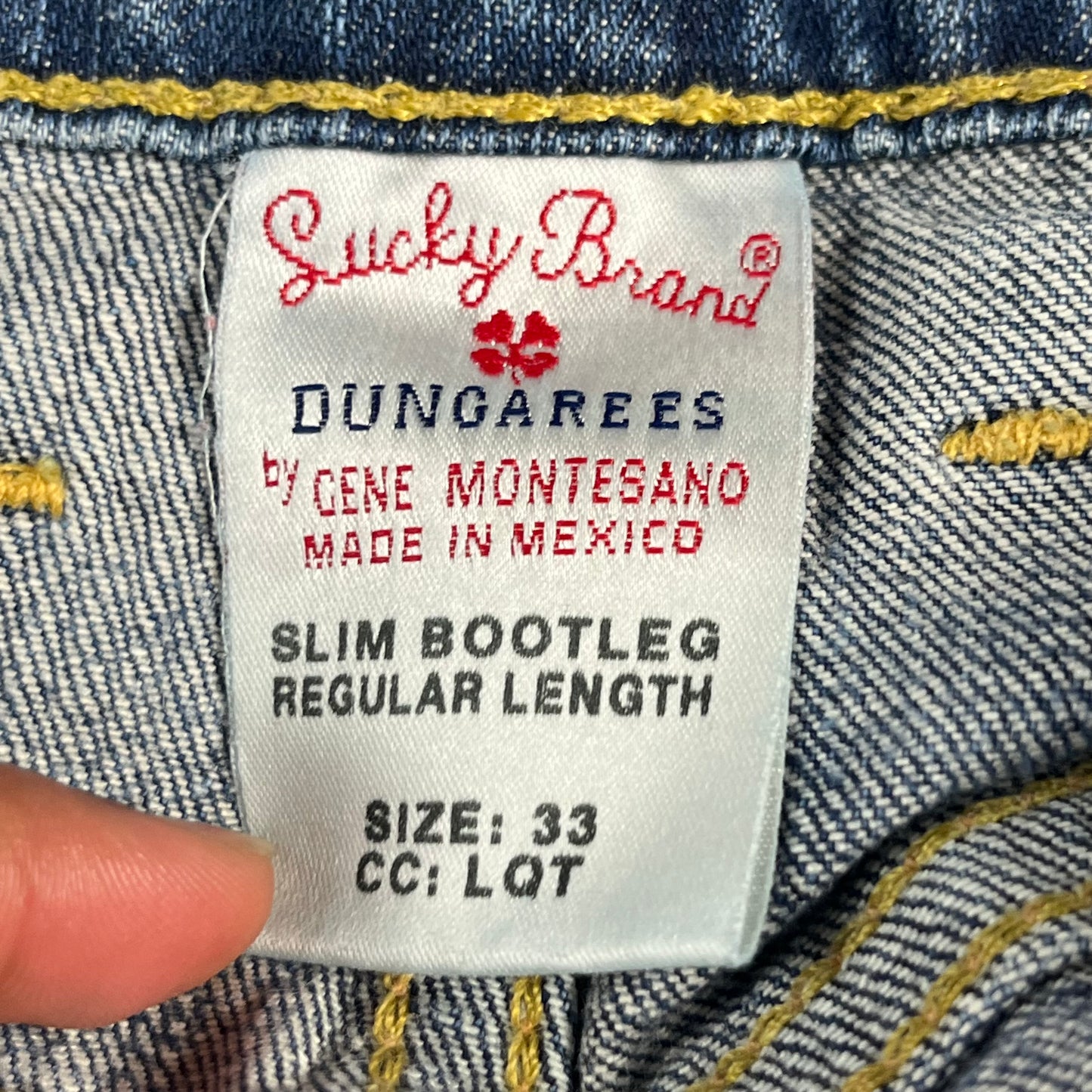 preloved Lucky Brand mid rise jeans - 33x32