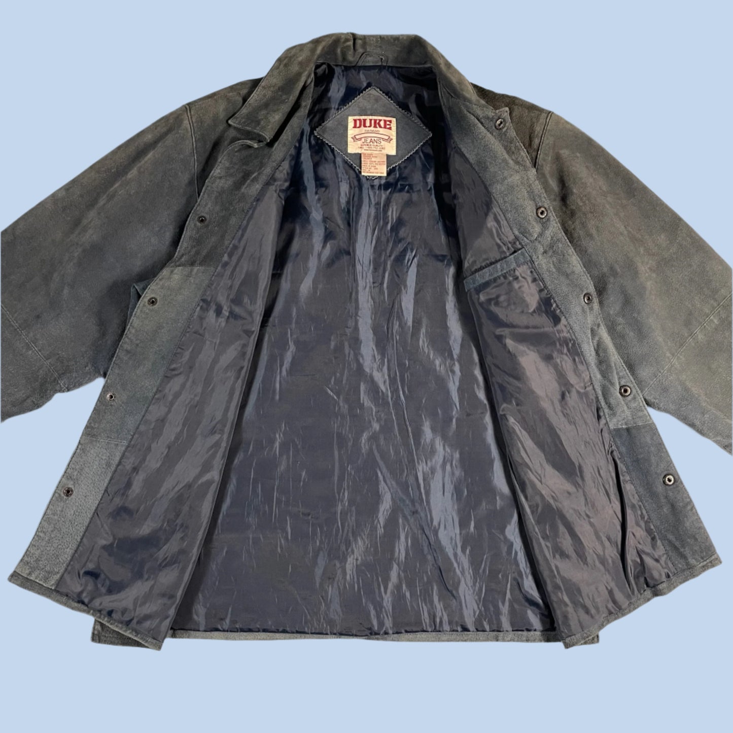 VTG Duke Haband suede trucker jacket - size M/L