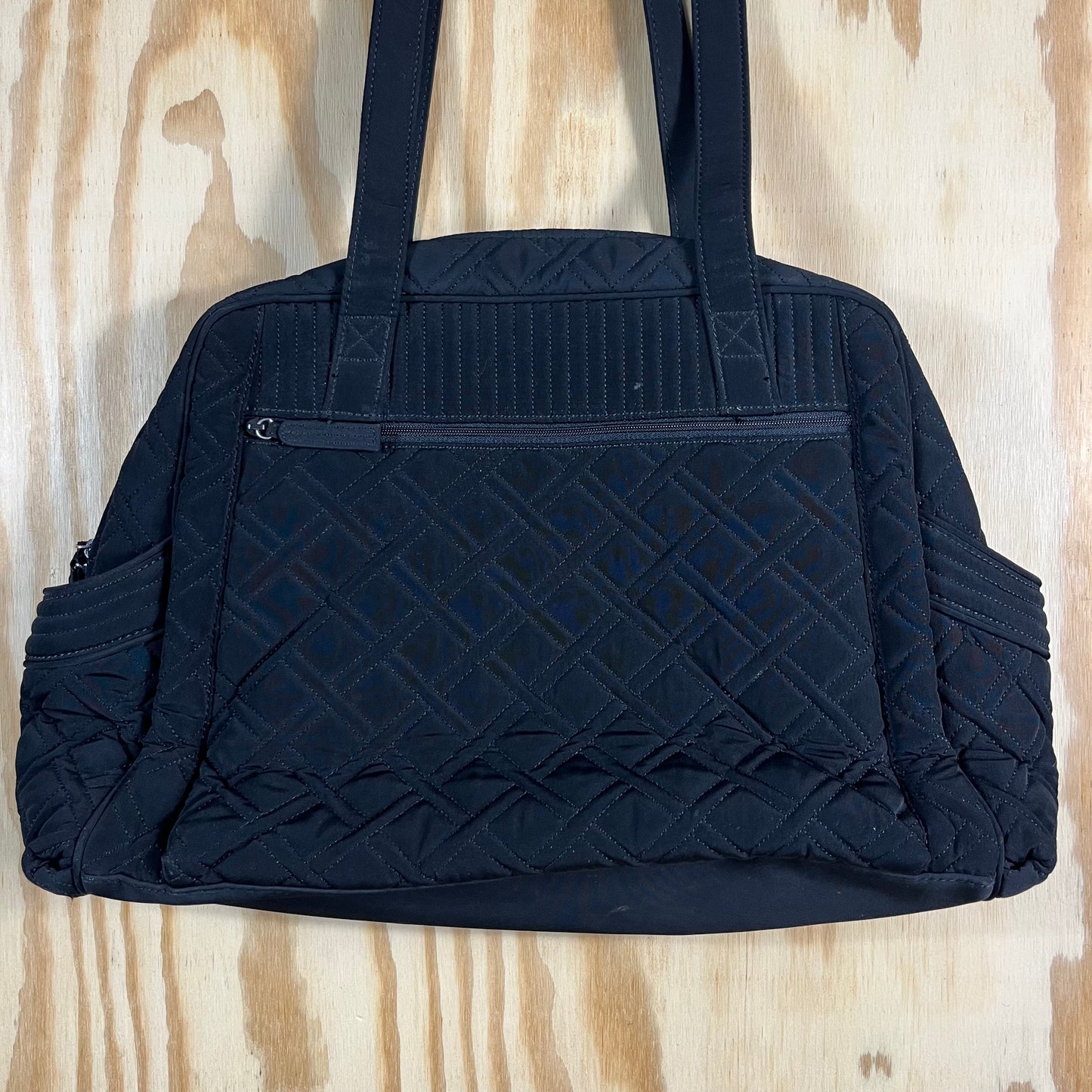 preloved Vera Bradley black microfiber "Stroll Around" bag - O/S