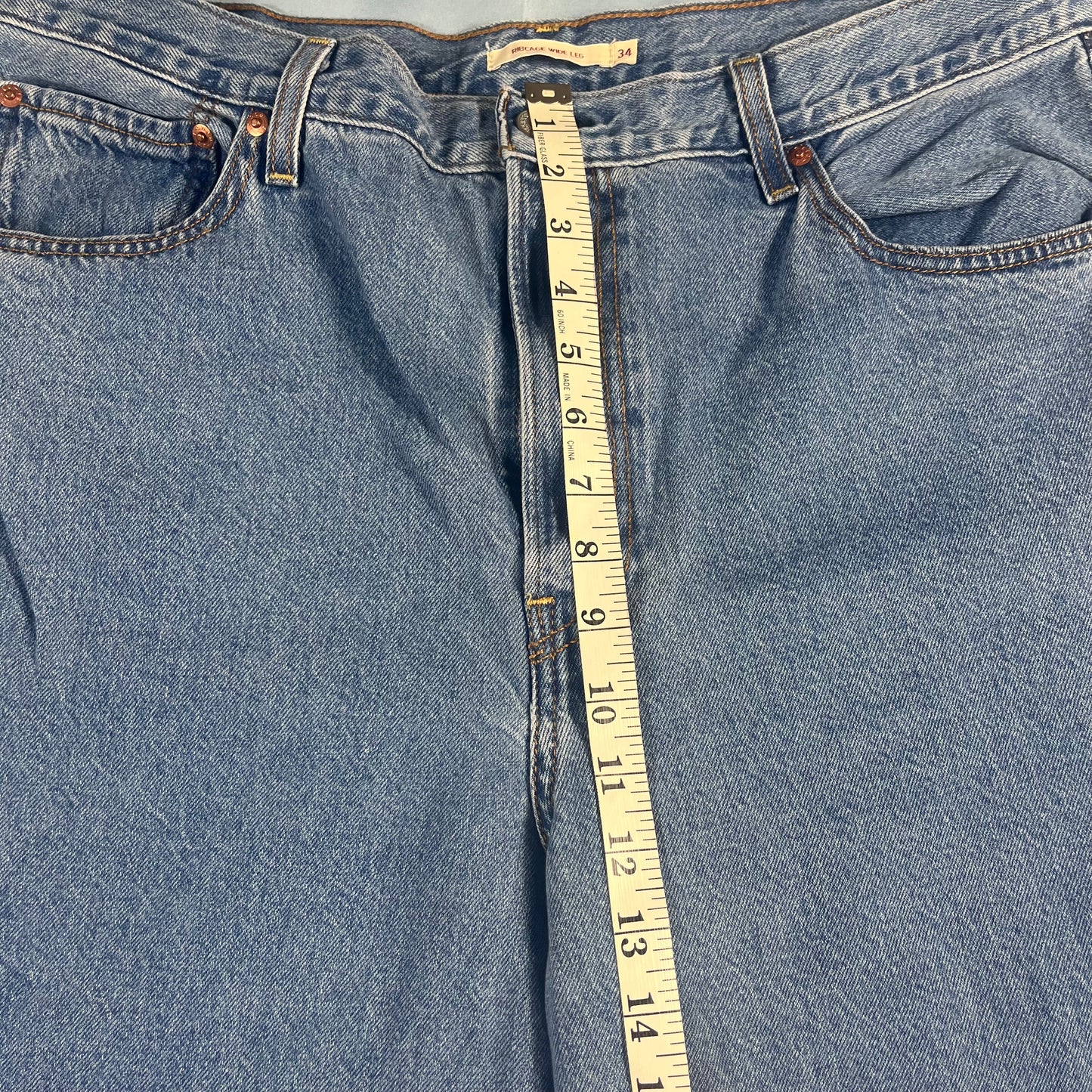 preloved Levi's Premium “Ribcage” wide leg jeans - 34x30
