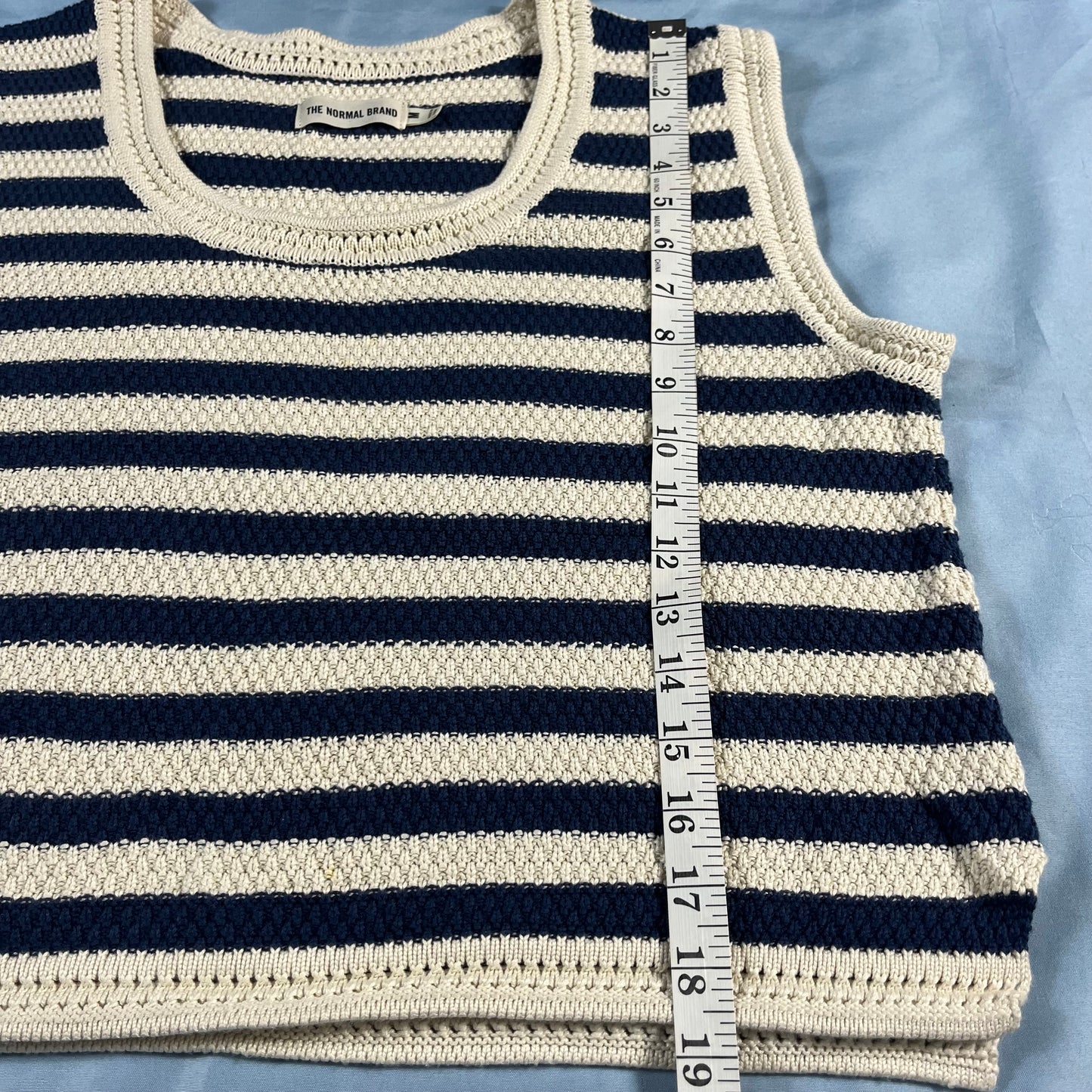 preloved The Normal Brand crochet knit striped tank - S/M