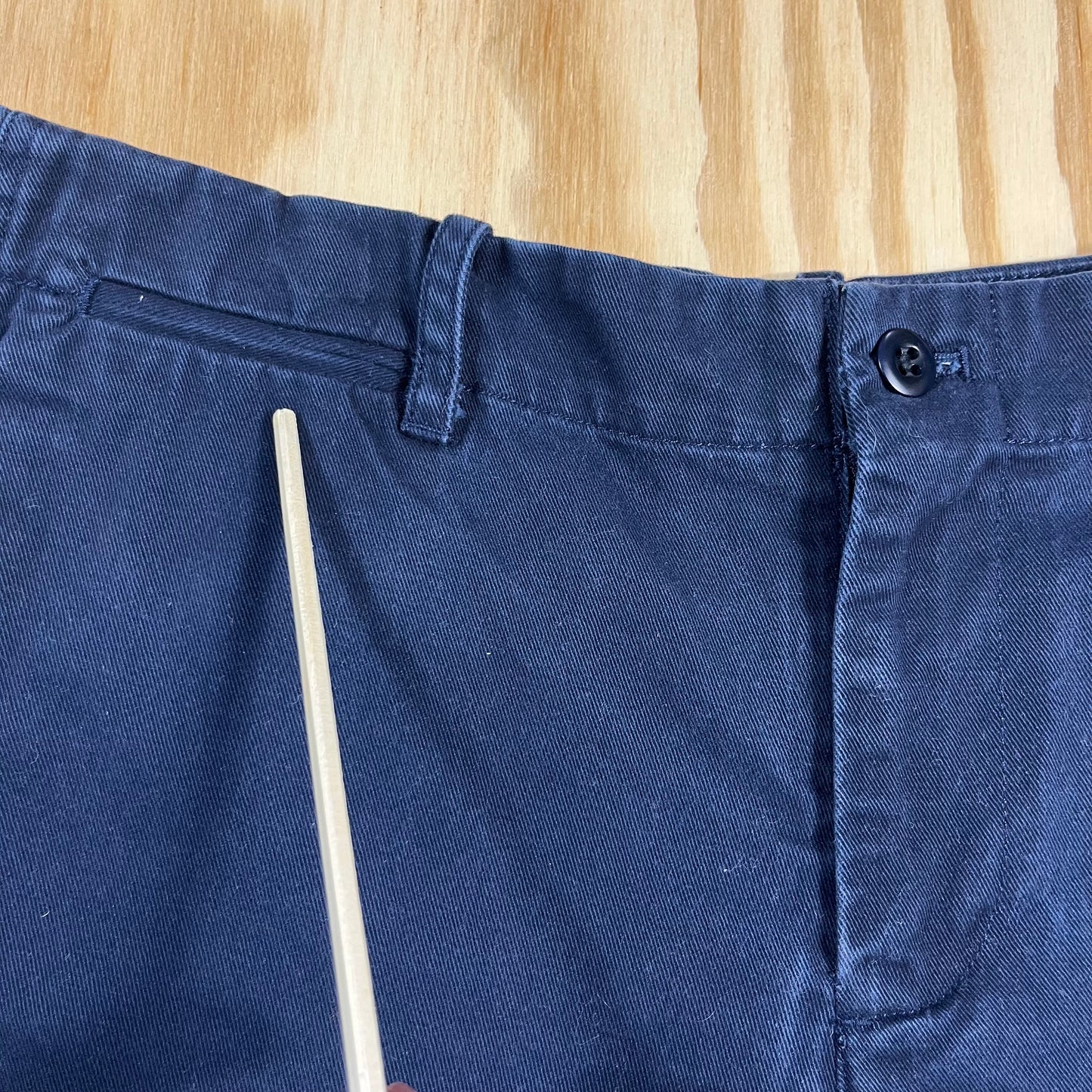 preloved Ralph Lauren Sport khaki navy cotton chino shorts - S/M