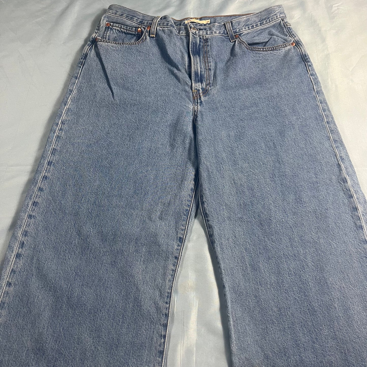 preloved Levi's Premium “Ribcage” wide leg jeans - 34x30