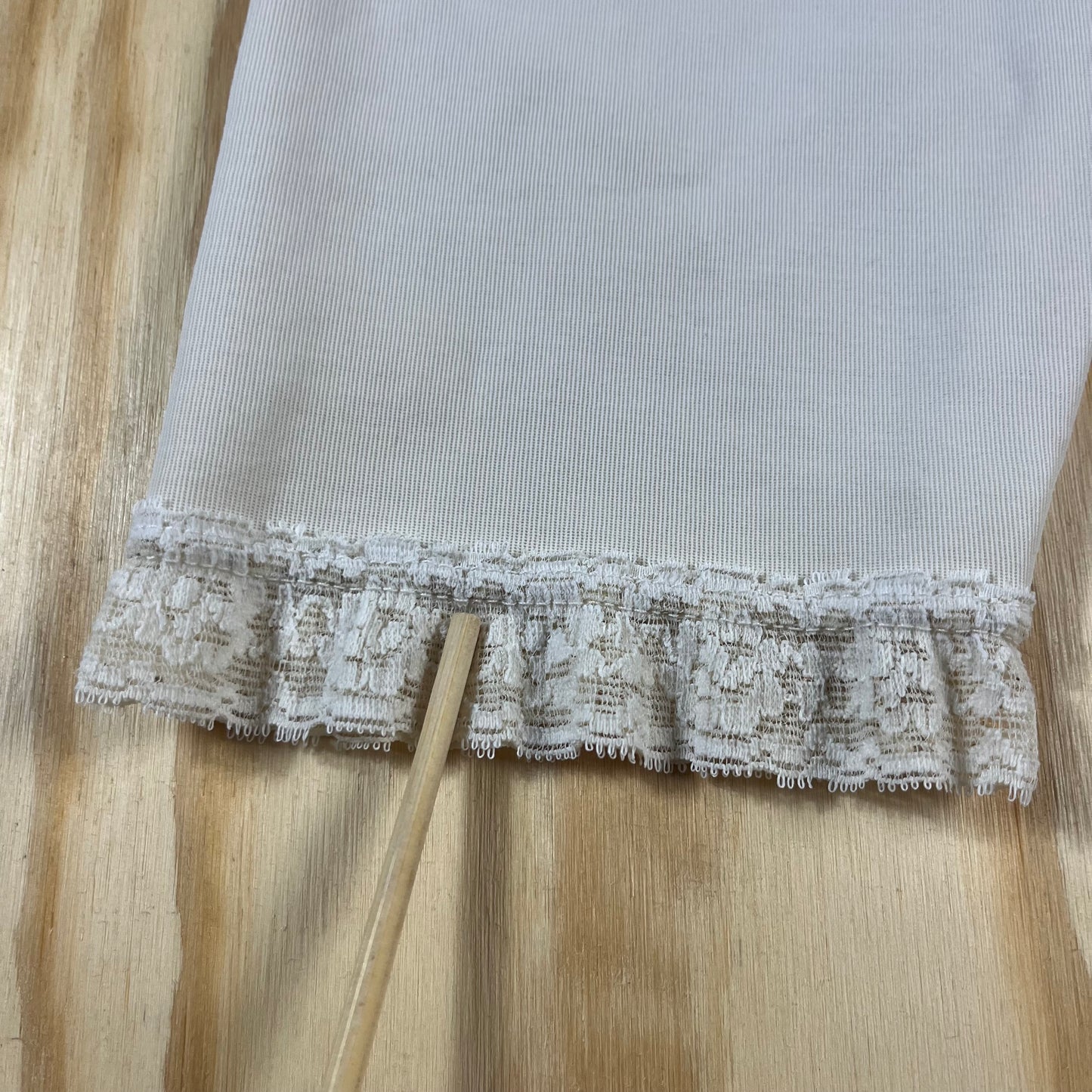 80s VTG Subtract lace trim girdle shapewear - S/M