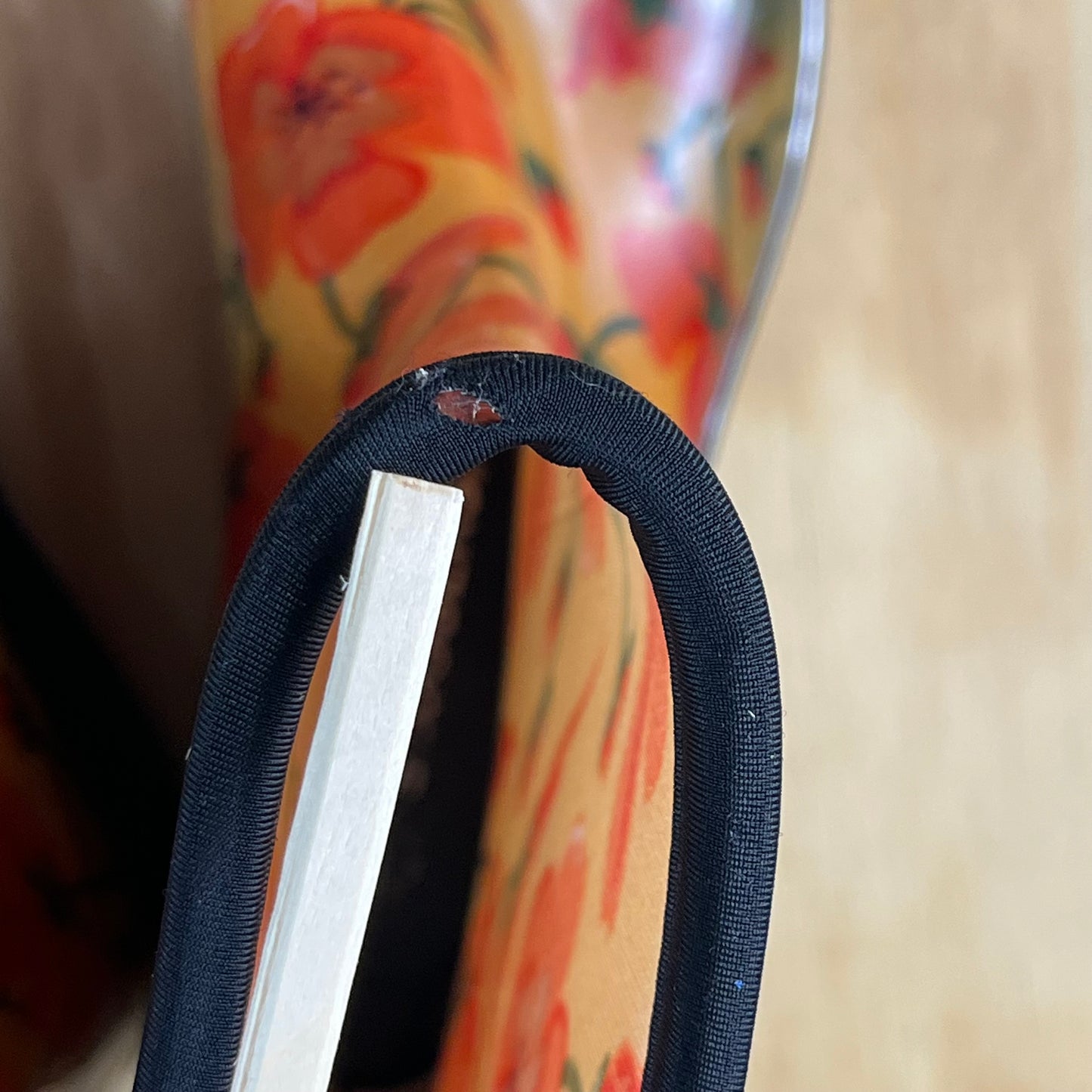 preloved Sloggers floral poppy waterproof rain boots - W9/M7.5