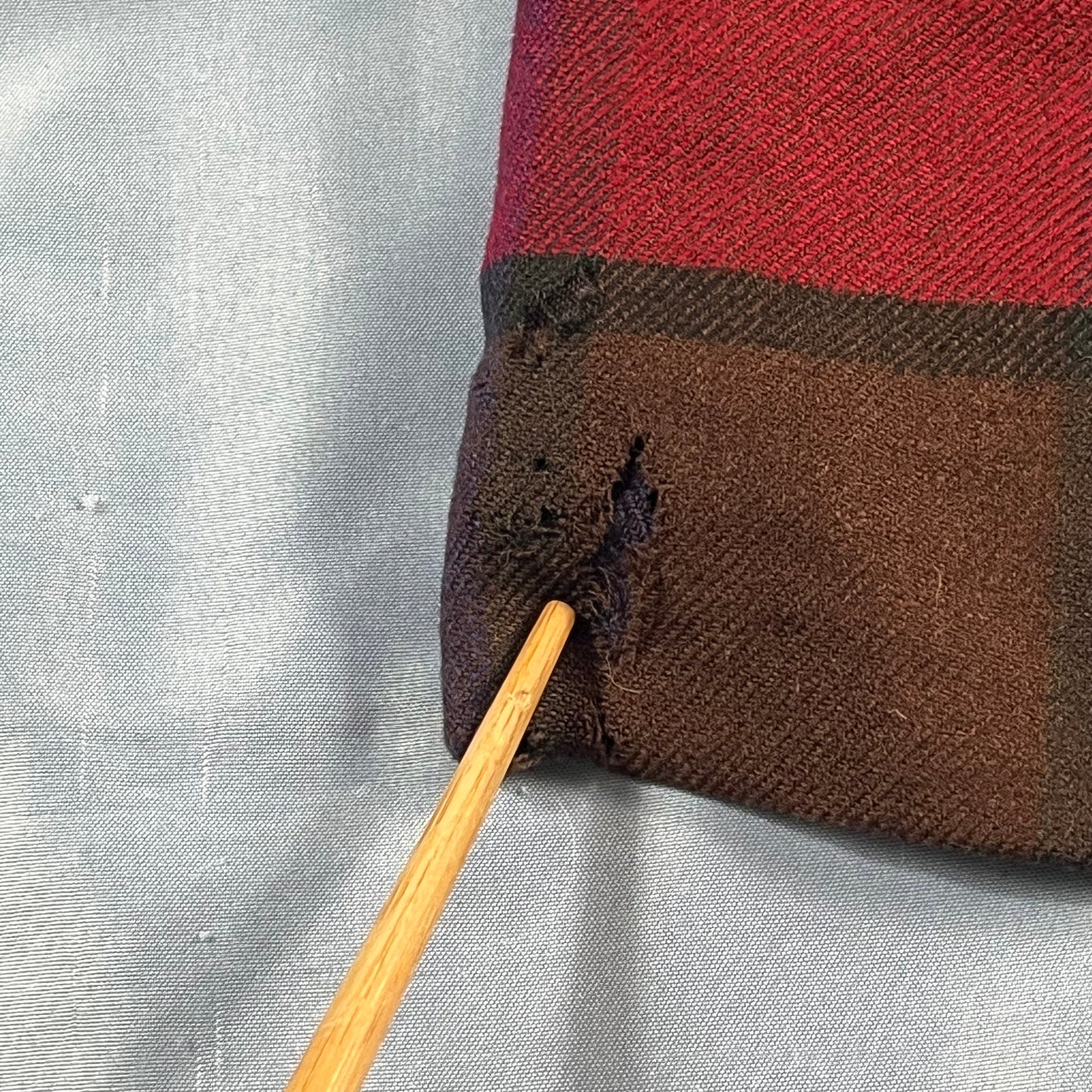 70s 80s VTG plaid blazer - size M/L