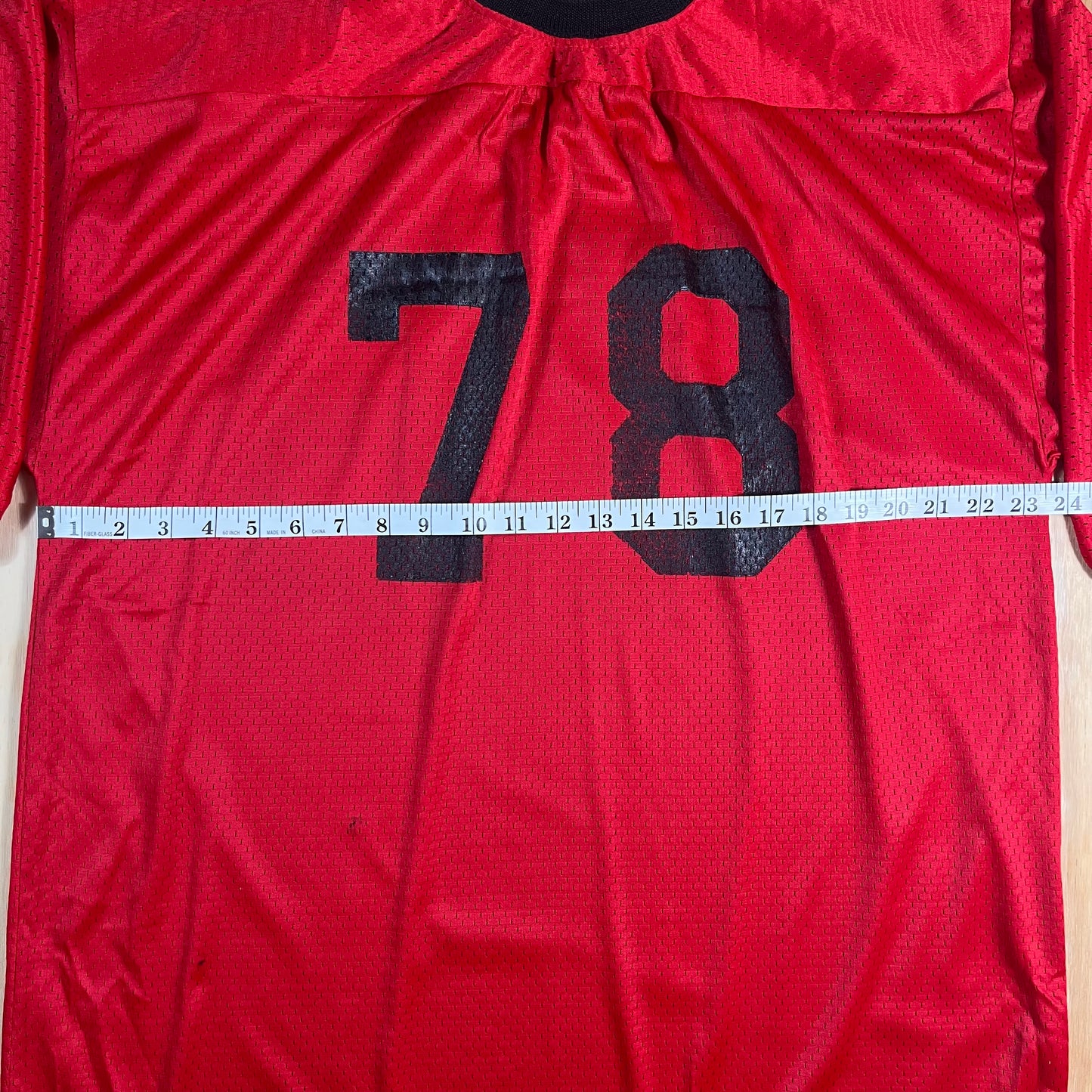 70s VTG Red Fox mesh football jersey 78 - XL/XXL