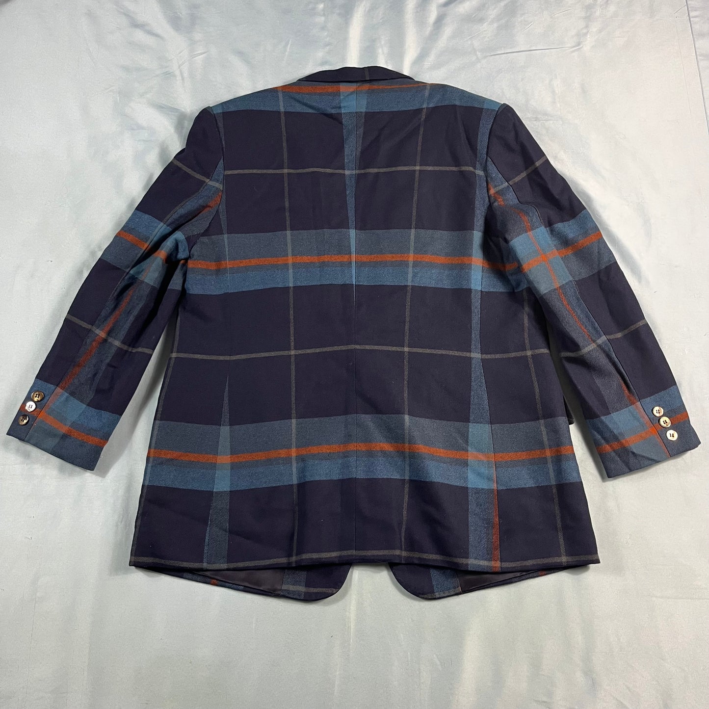 70s 80s VTG plaid sport coat jacket - size M/L