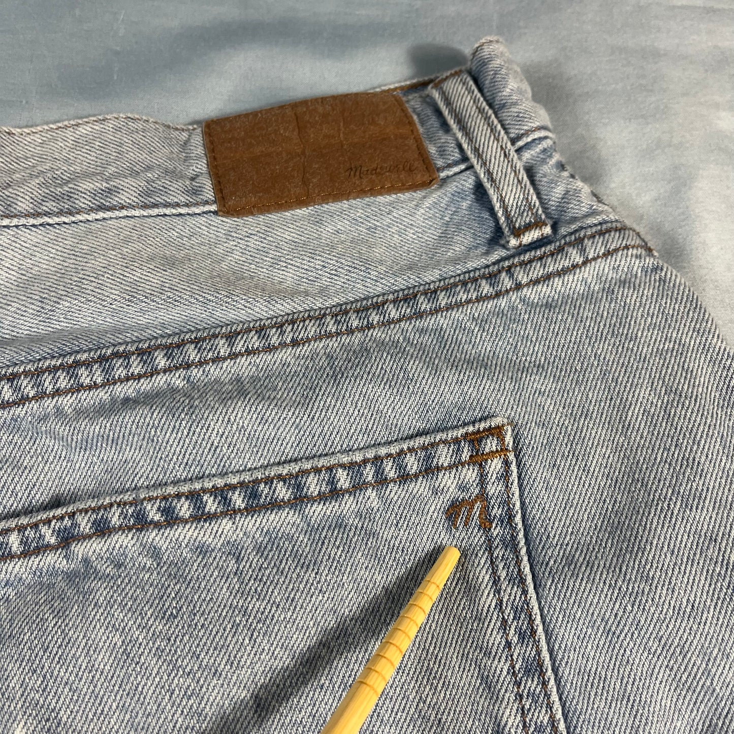 preloved Madewell superwide leg jeans - 33x33