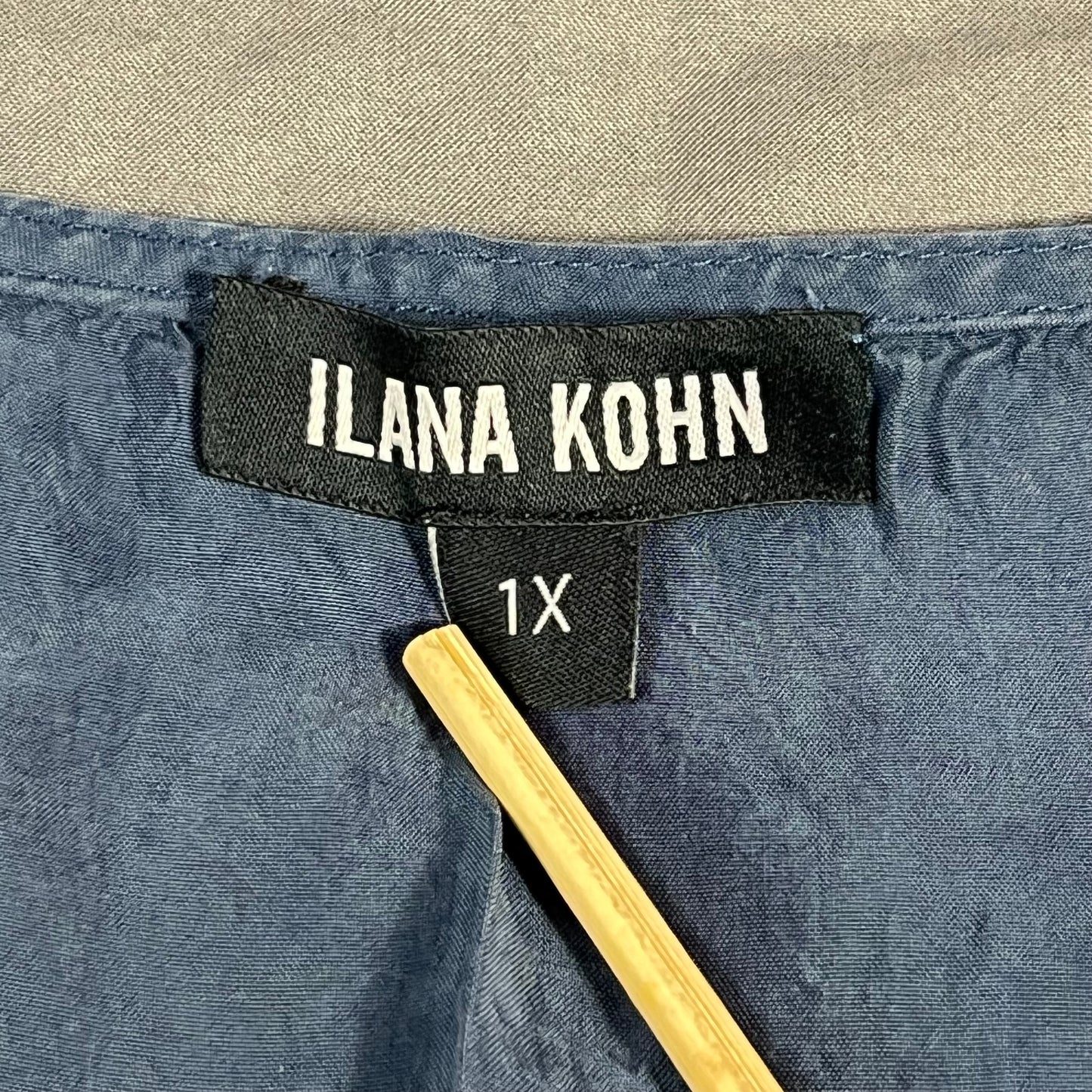 preloved Ilana Kohn archival "Iona" cupro silk top - L/XL