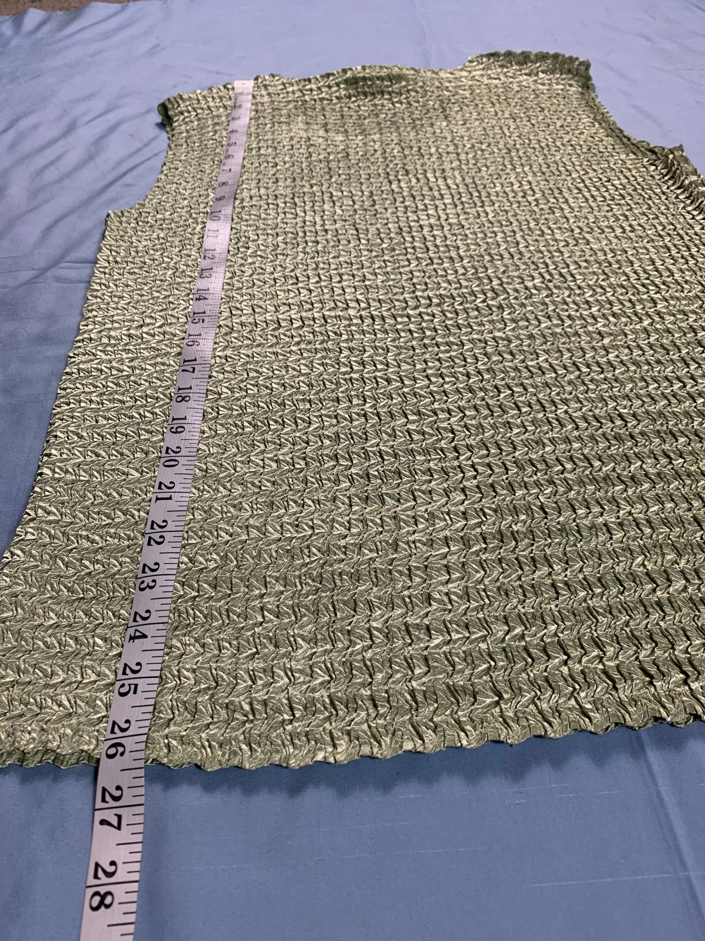 90s Y2K VTG crinkle tank top - size XL