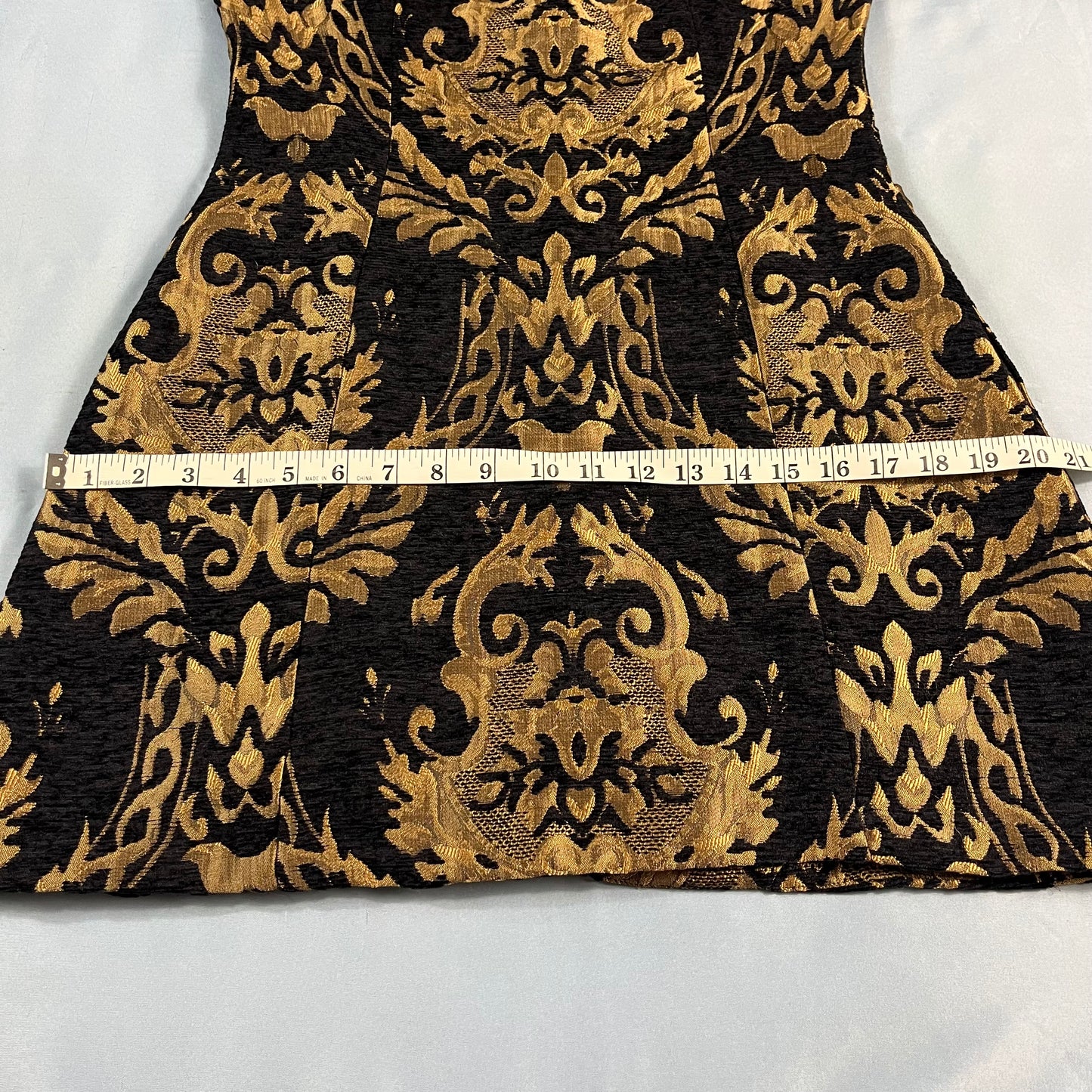 NWT metallic jacquard mini dress - size M/L