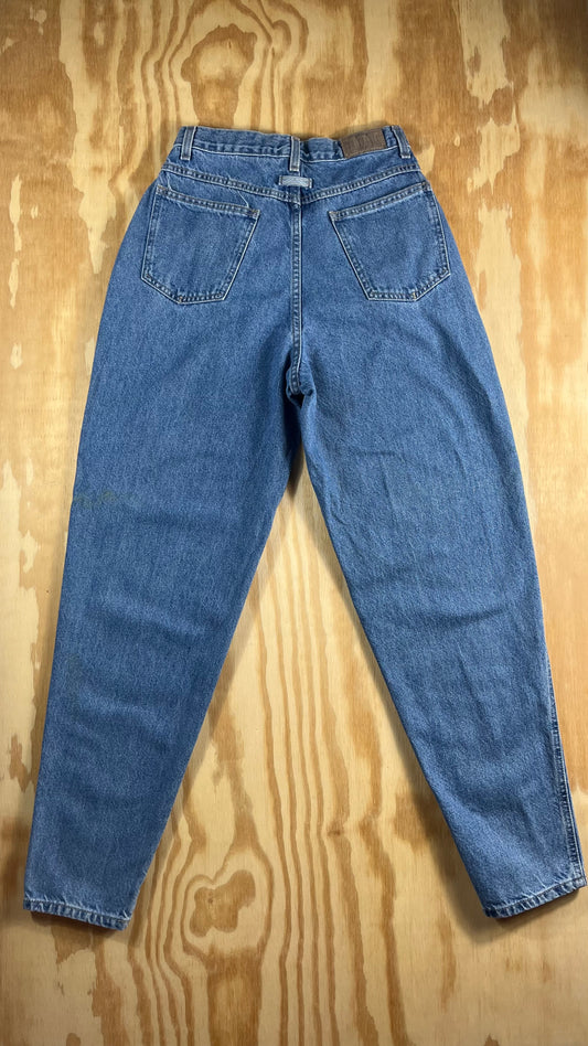 80s VTG Brittania pleated high waist balloon mom jeans - 28x30