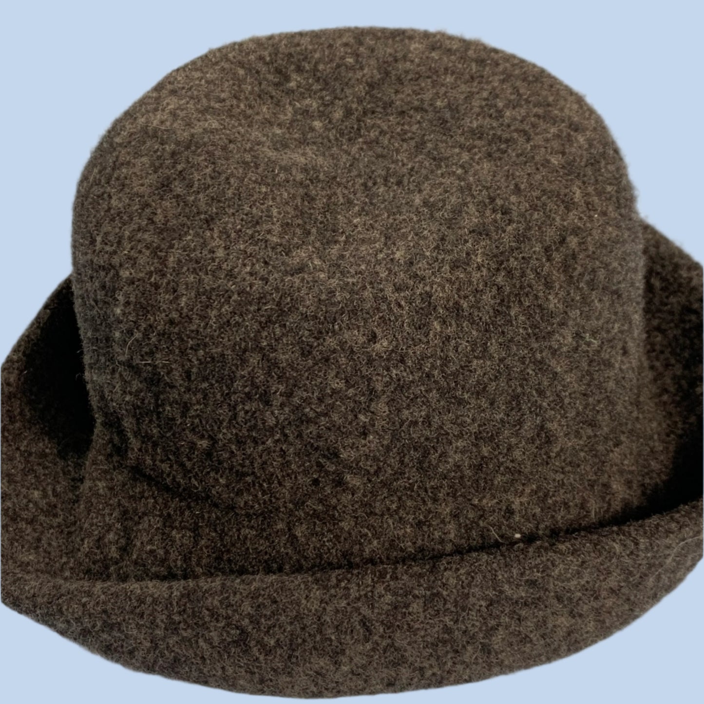 70s 80s VTG wool cloche hat - size OS