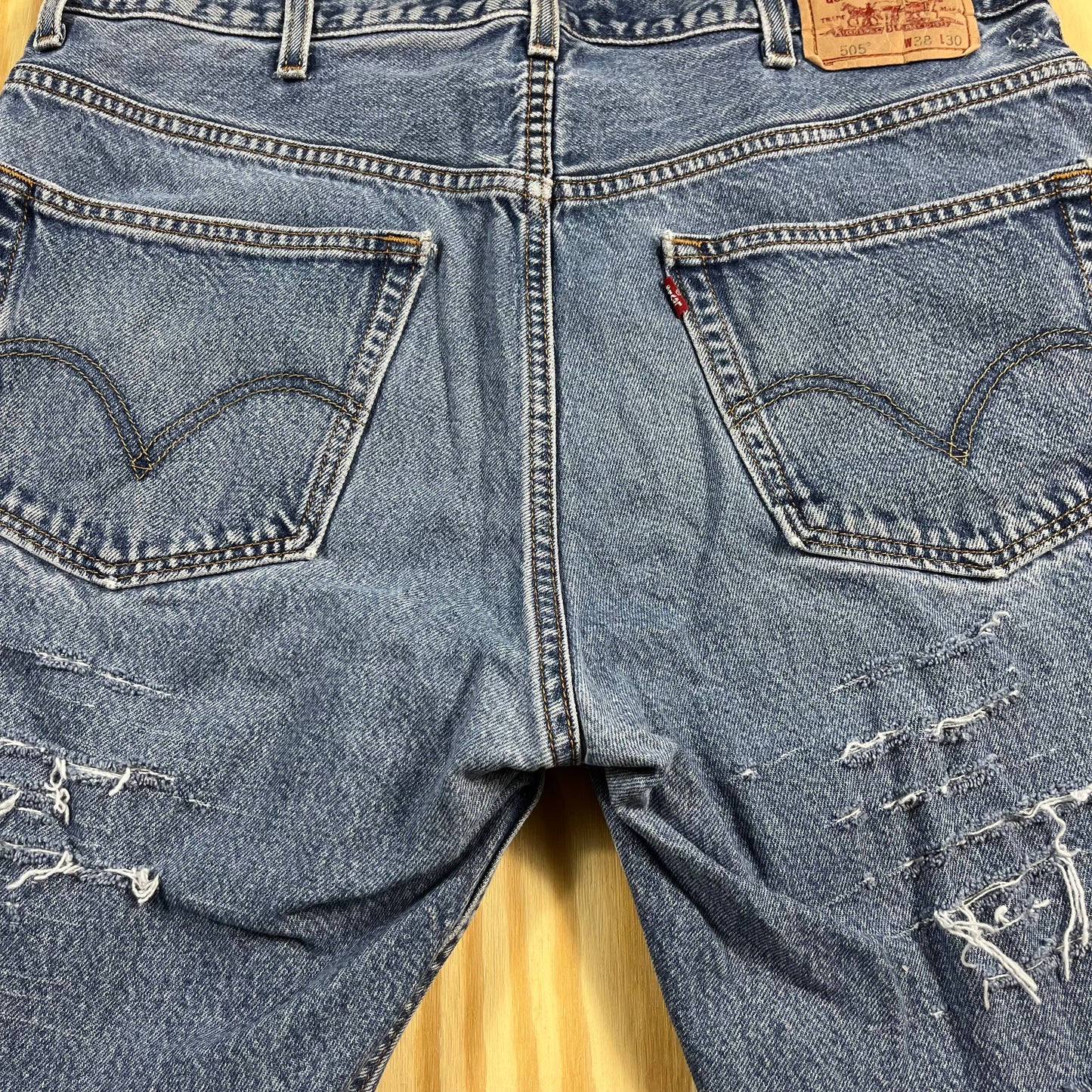 reworked Levi's 505 custom cutoff jorts - 1X/2X