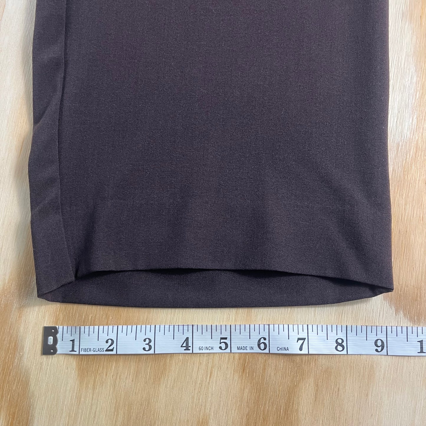 NWT vintage Y2K goodclothes espresso brown stretch cropped trousers - M/L