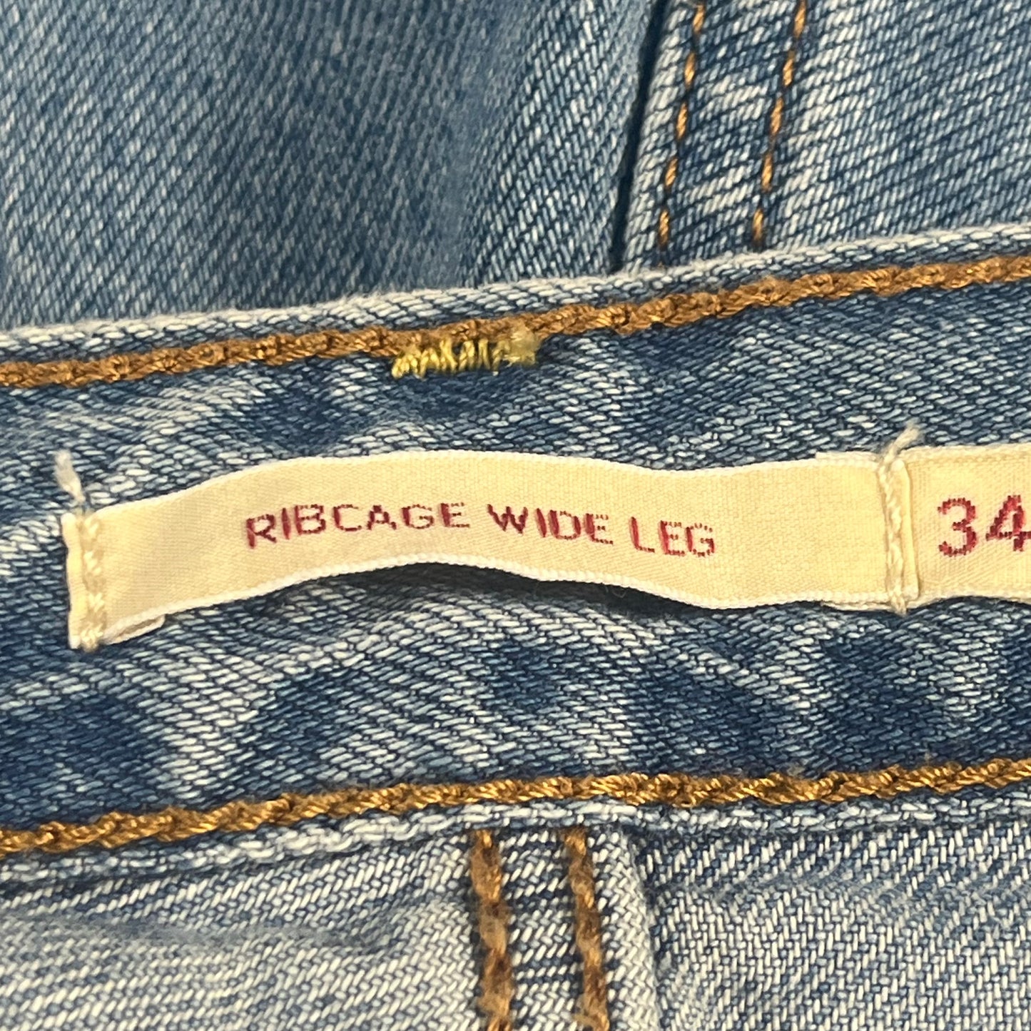preloved Levi's Premium “Ribcage” wide leg jeans - 34x30