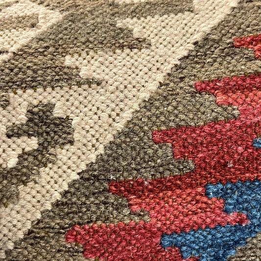 preloved Arhaus hand-woven kilim wool lumbar pillow - O/S