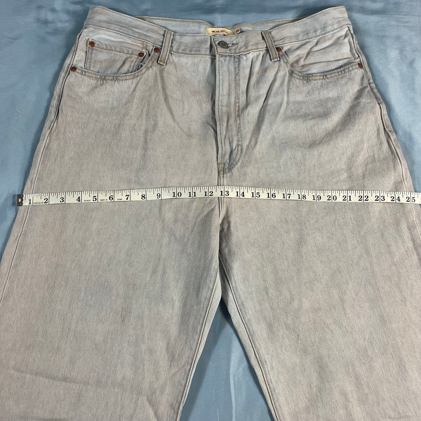 preloved Levi's Premium "Ribcage" wide leg jeans - 34x34