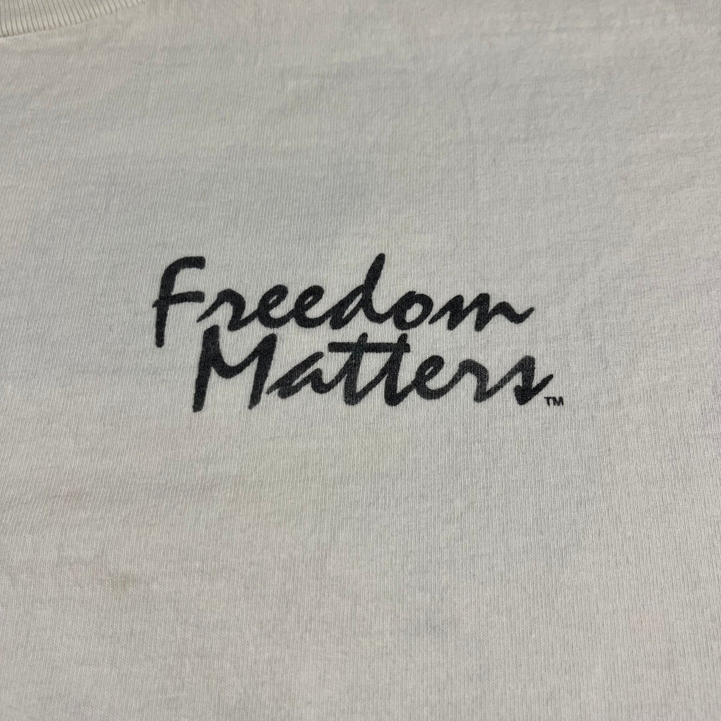 Y2K VTG All Sport Freedom Matters tee - size L/XL