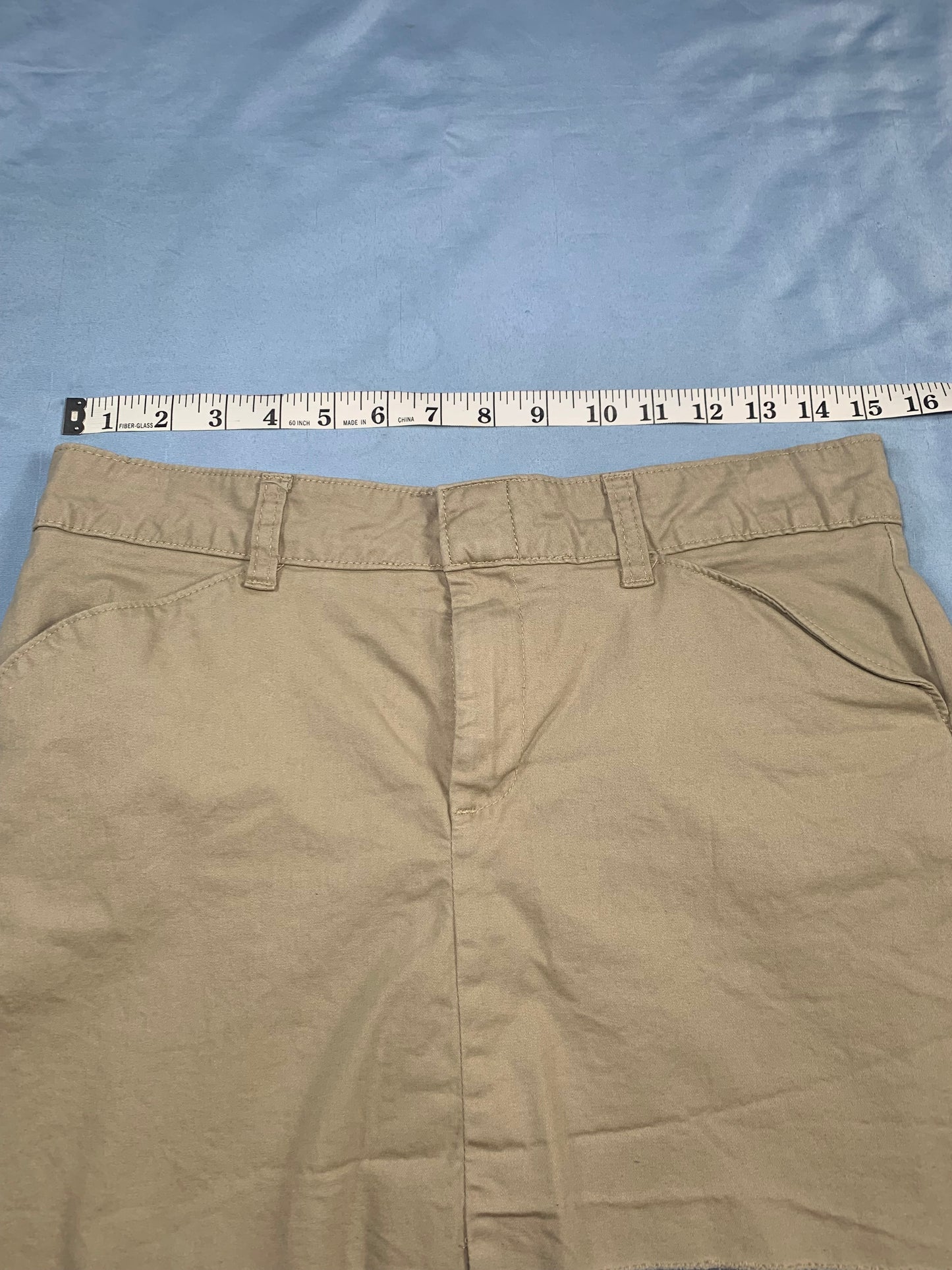 reworked Dickies cutoff mini skirt - S/M