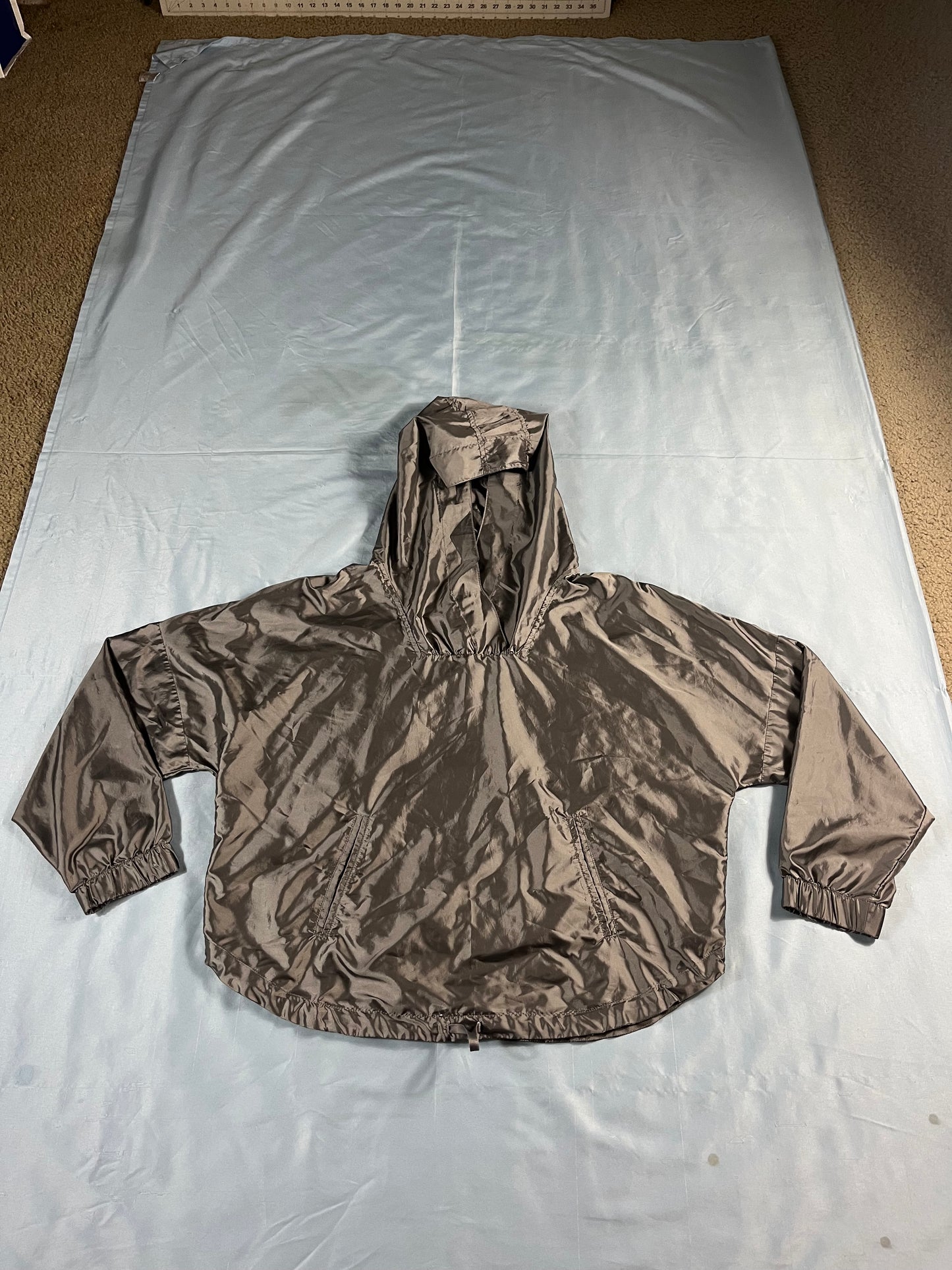 preloved metallic hoodie - S/M