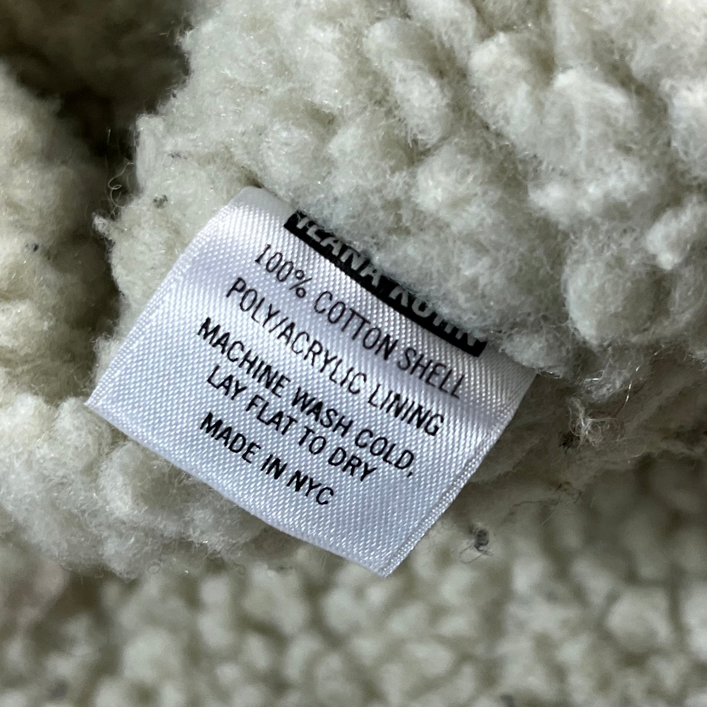 preloved Ilana Kohn archival "Harry" shearling canvas jacket - 1X/2X