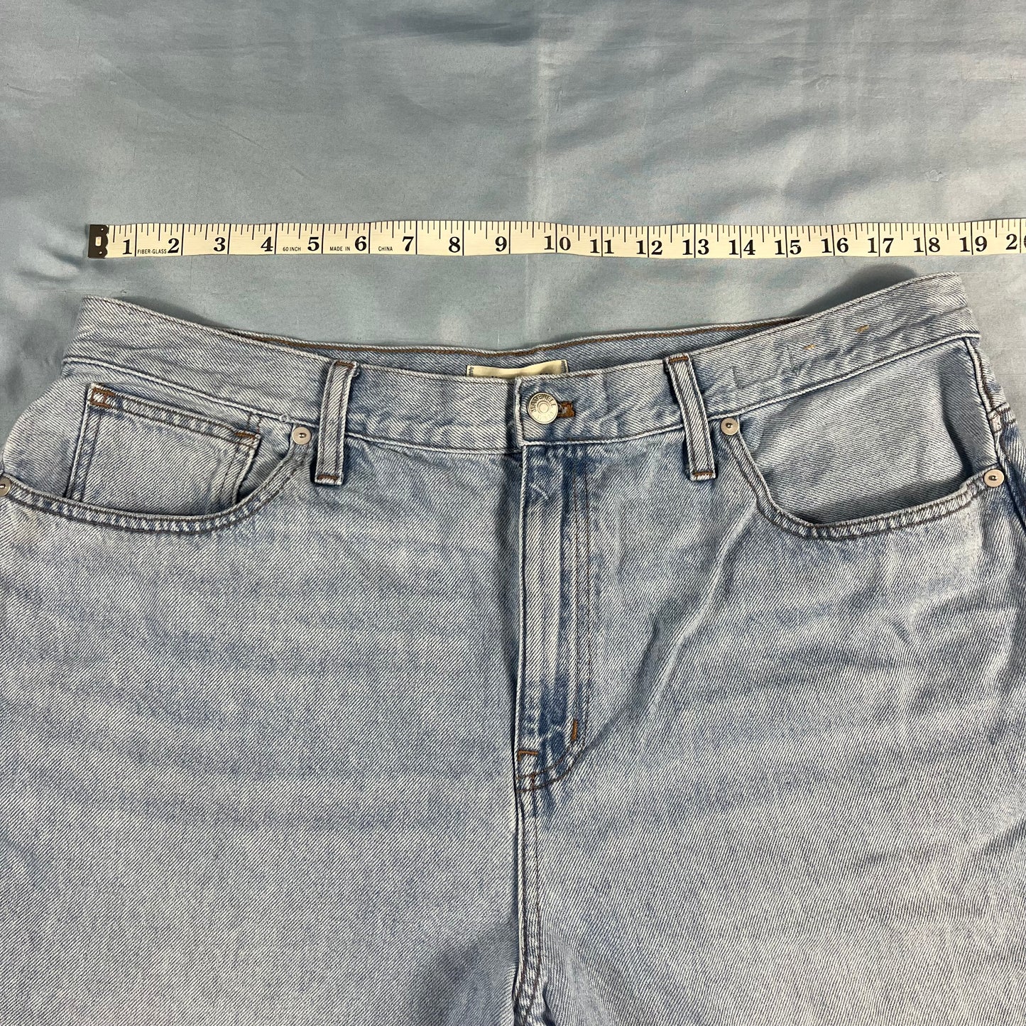 preloved Madewell superwide leg jeans - 33x33
