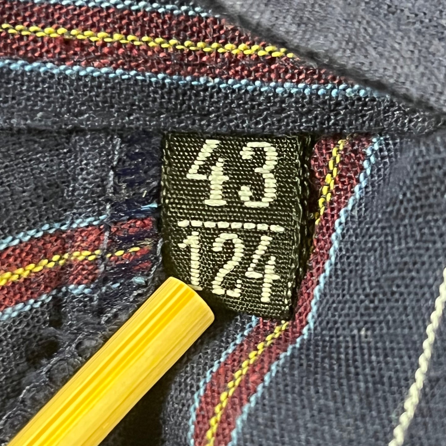 90s VTG multi stripe utility shirt - 1X/2X