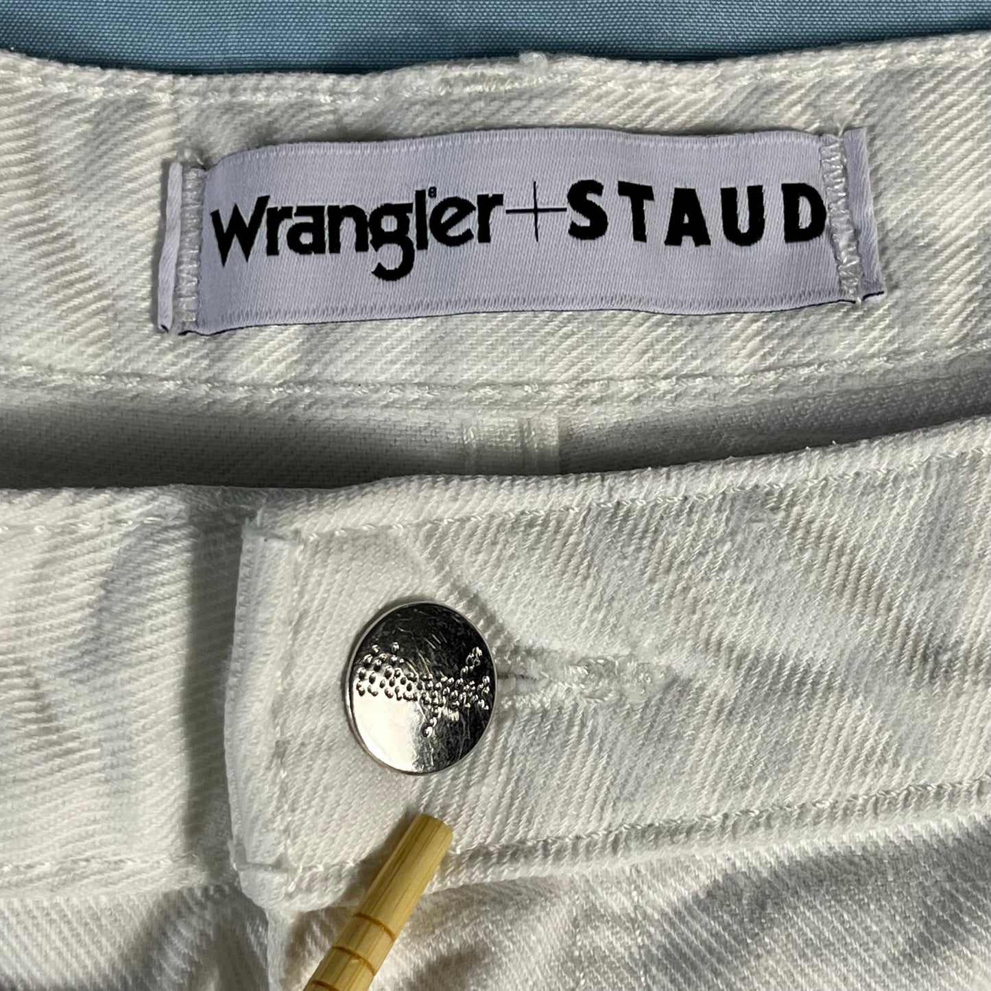 preloved Wrangler x STAUD straight leg jeans - 33x32