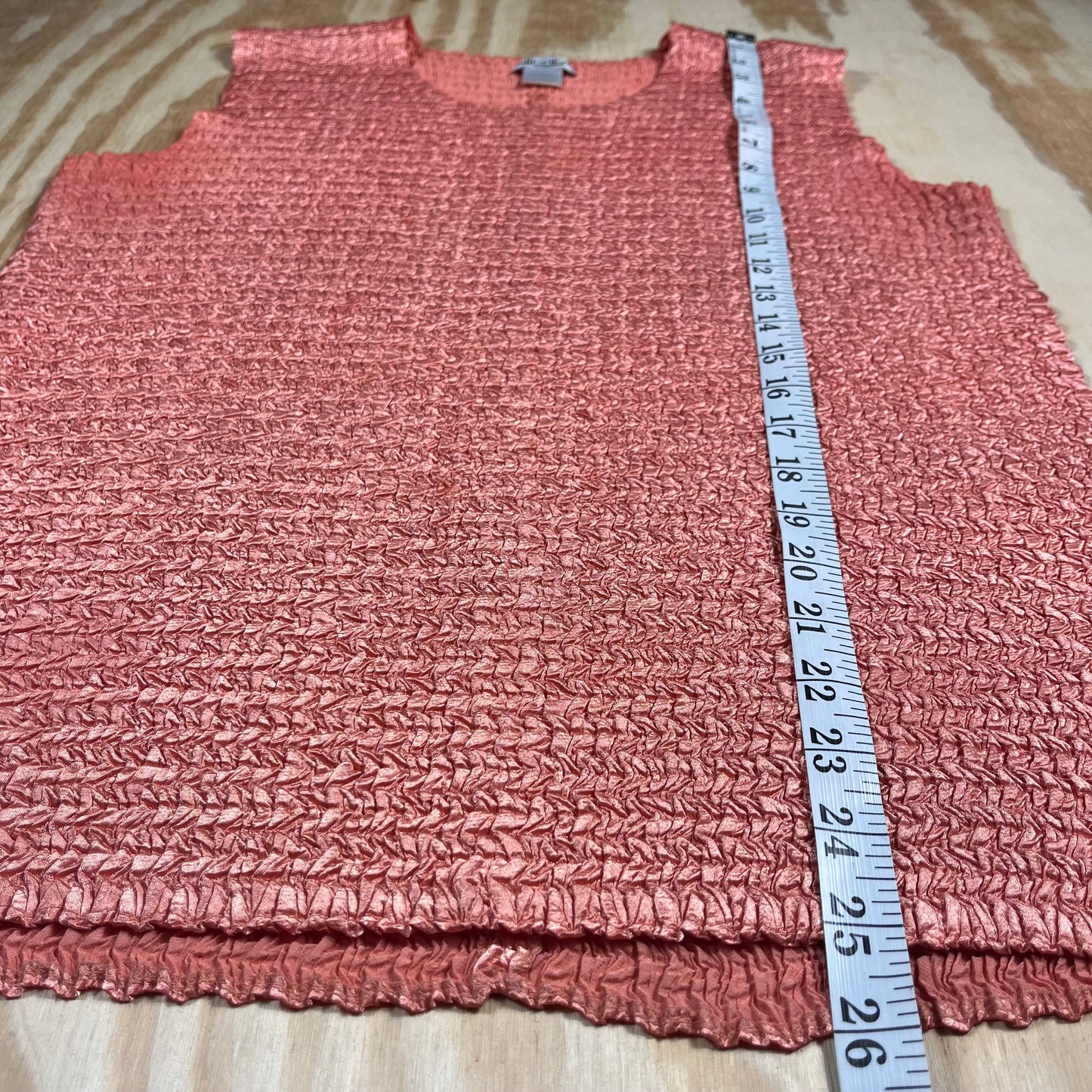 Y2K VTG Nicola Woman crinkle stretch tank set - 1X/2X