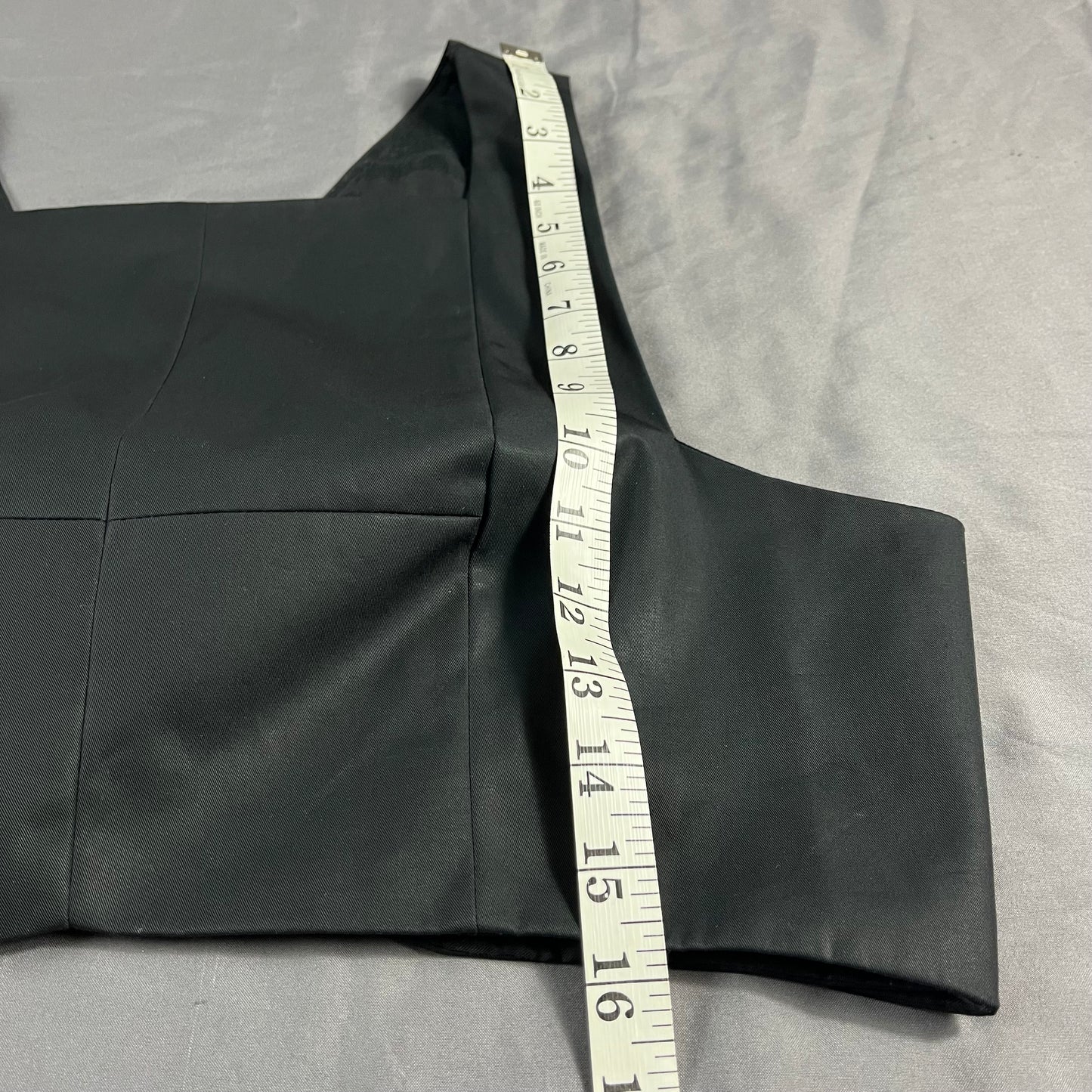 archival Tibi black racerback bralette - M/L