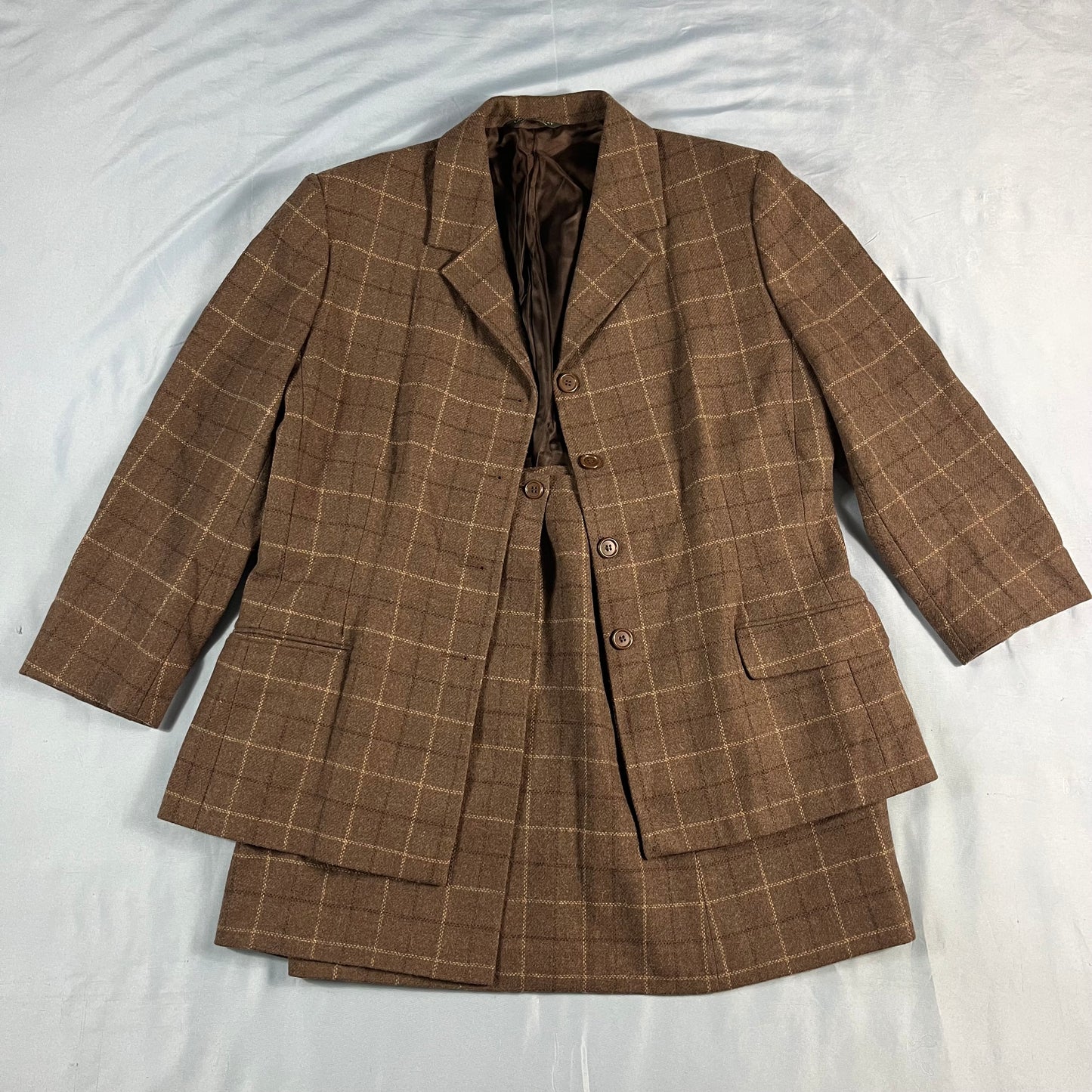 preloved Laura Ashley skirt suit set - size L/XL