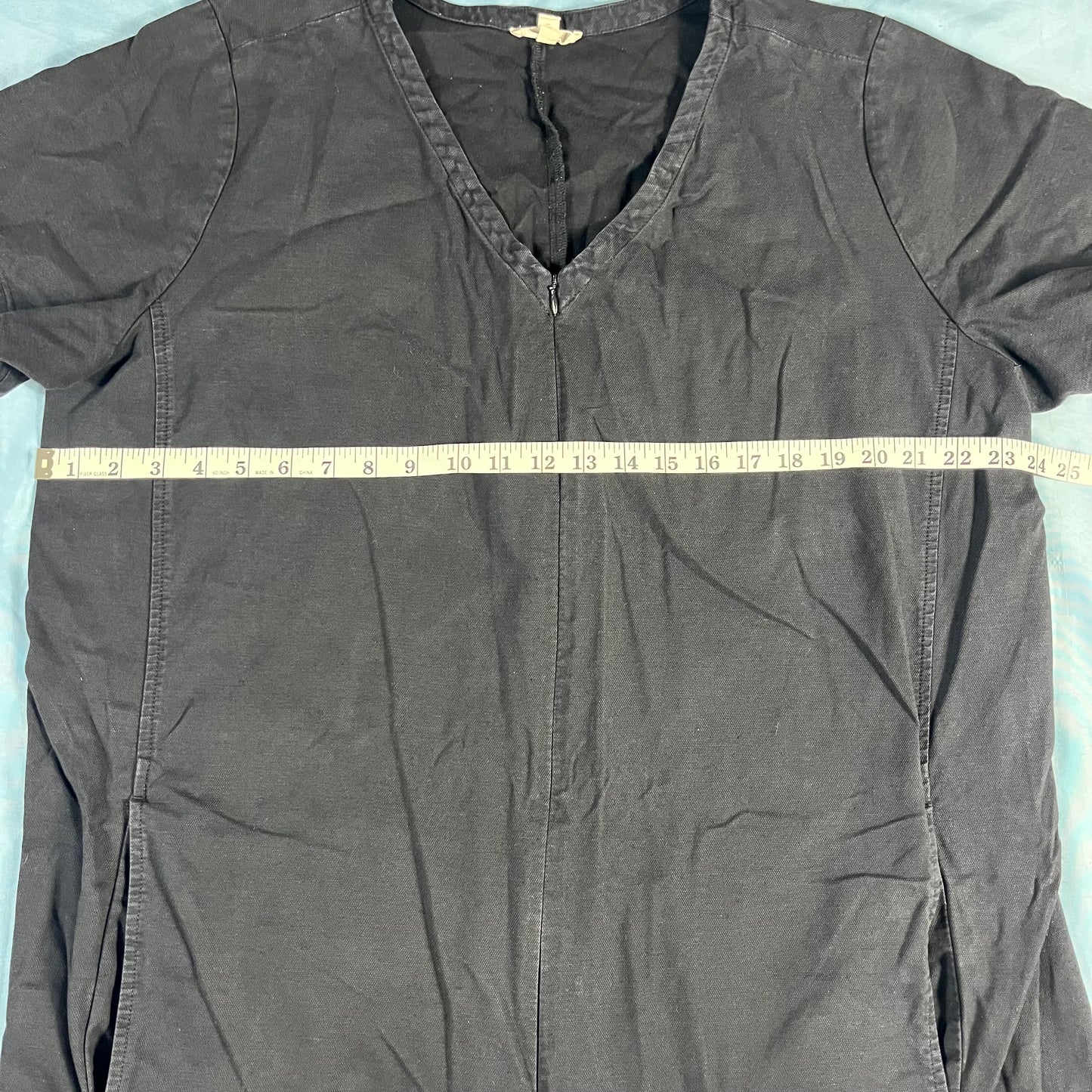 preloved Eileen Fisher zip front jumpsuit - L/XL