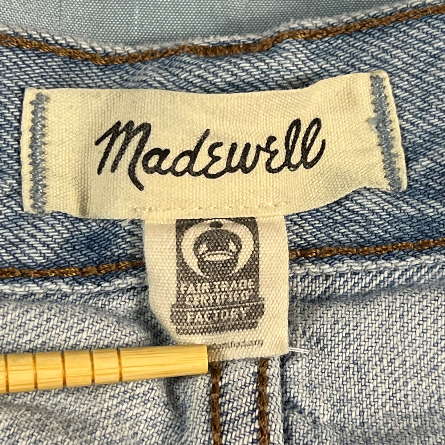 preloved Madewell superwide leg jeans - 33x33