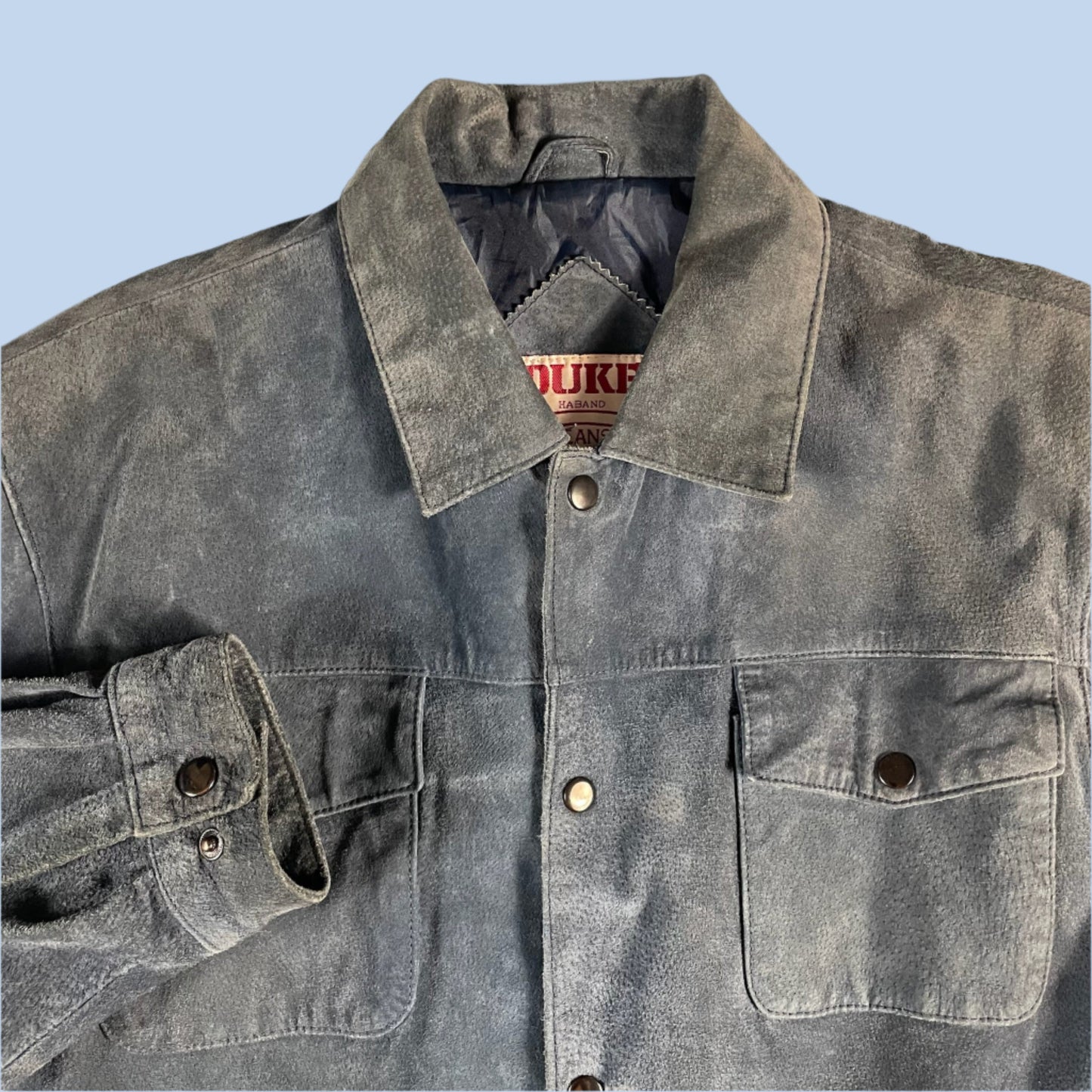 VTG Duke Haband suede trucker jacket - size M/L