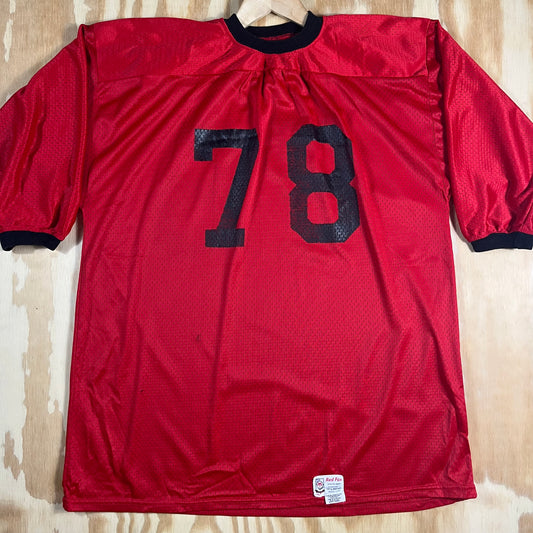 70s VTG Red Fox mesh football jersey 78 - XL/XXL