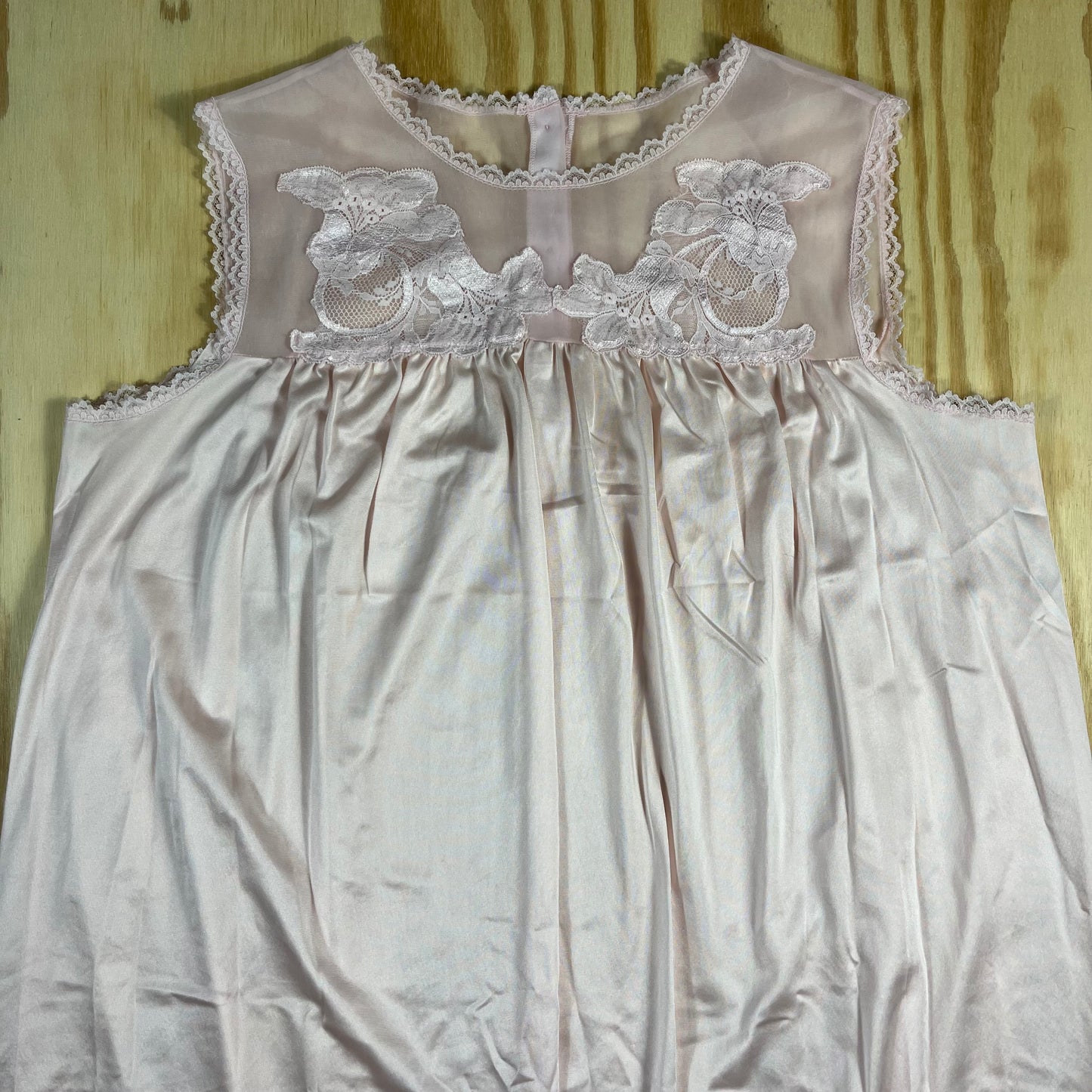 70s VTG Henson Kickernick floral applique peignoir set - M/L