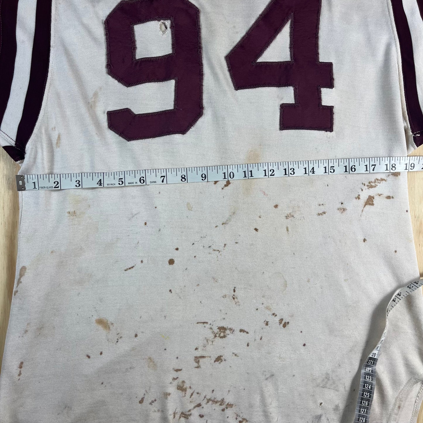 70s VTG thrashed tackle twill football jersey 94 - S/M
