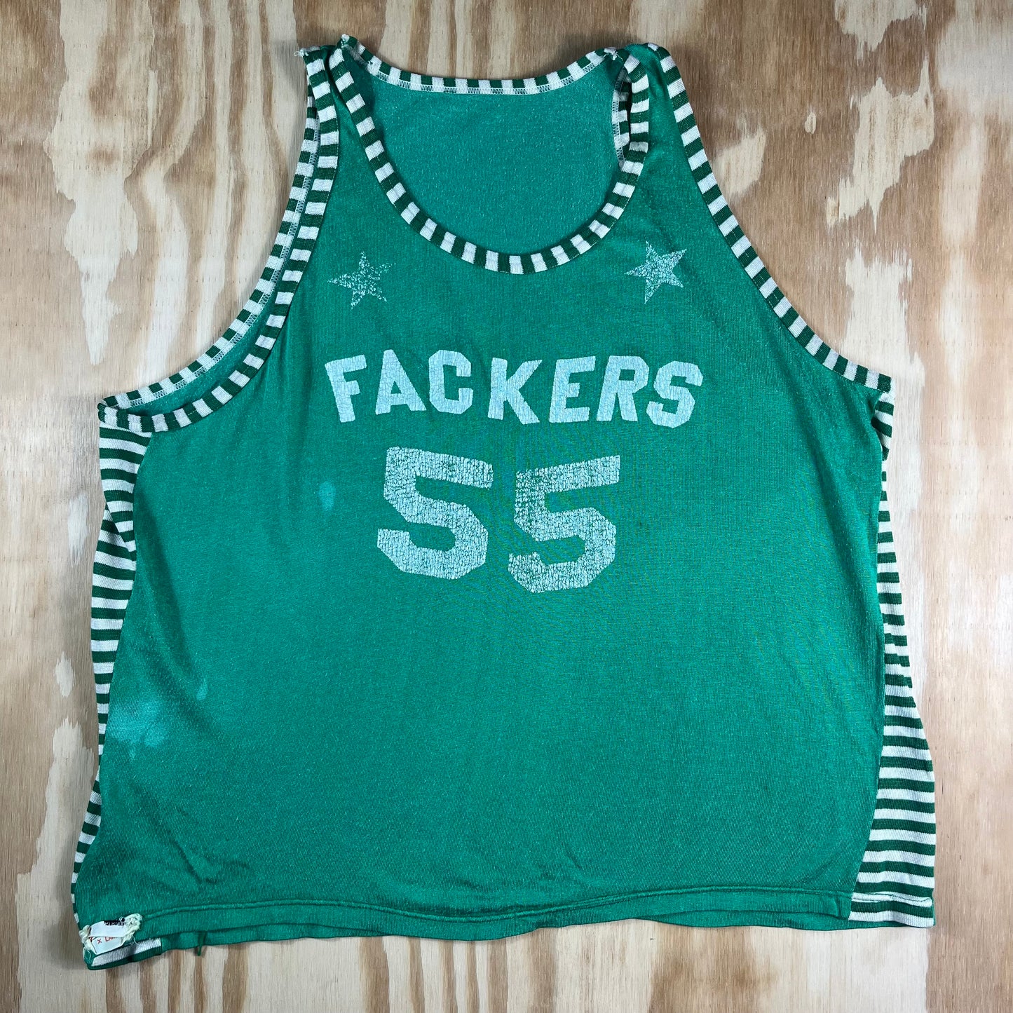 70s VTG Felco Fackers Huss 55 jersey tank - XL/XXL