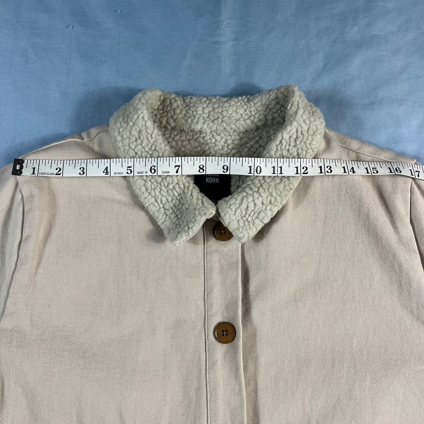 preloved Ilana Kohn archival "Harry" shearling canvas jacket - 1X/2X