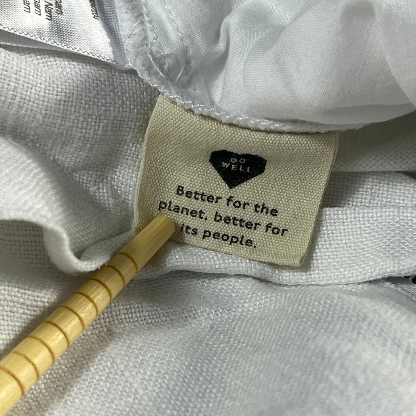 preloved Madewell pleated wide-leg linen pants - L/XL