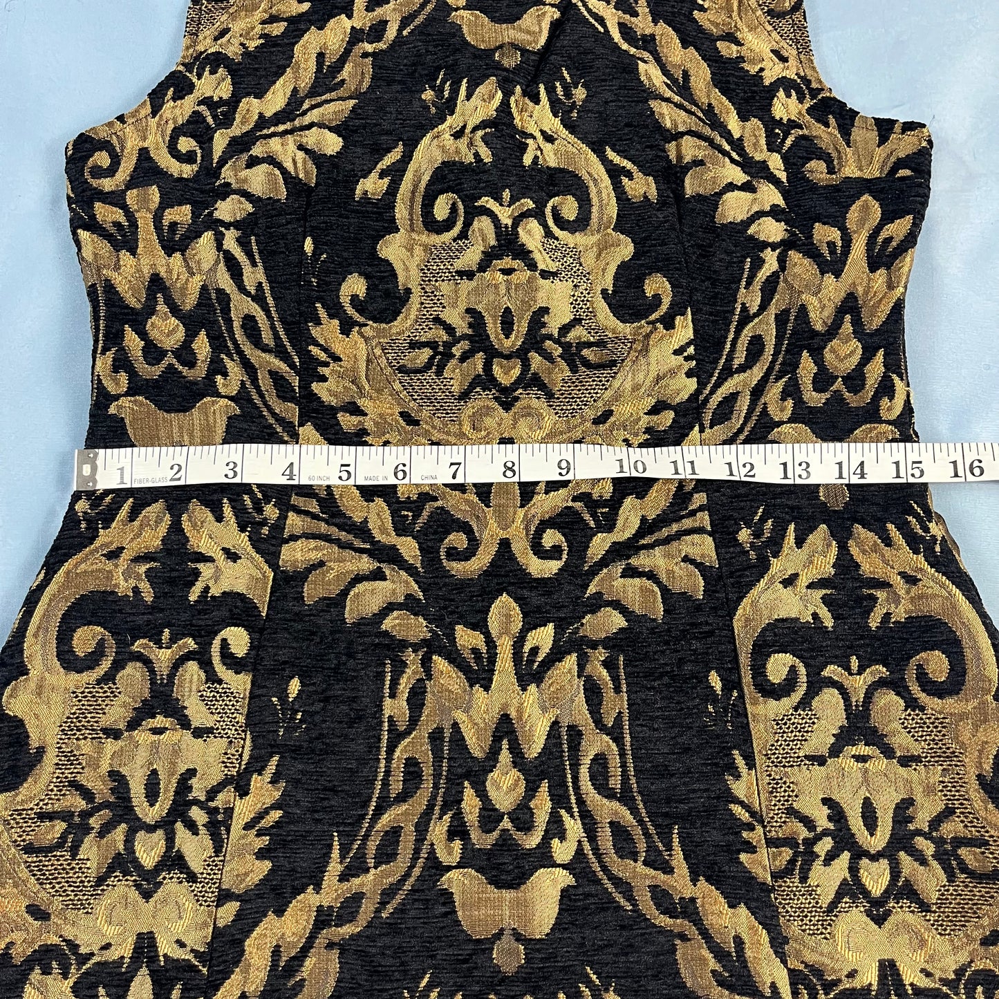 NWT metallic jacquard mini dress - size M/L