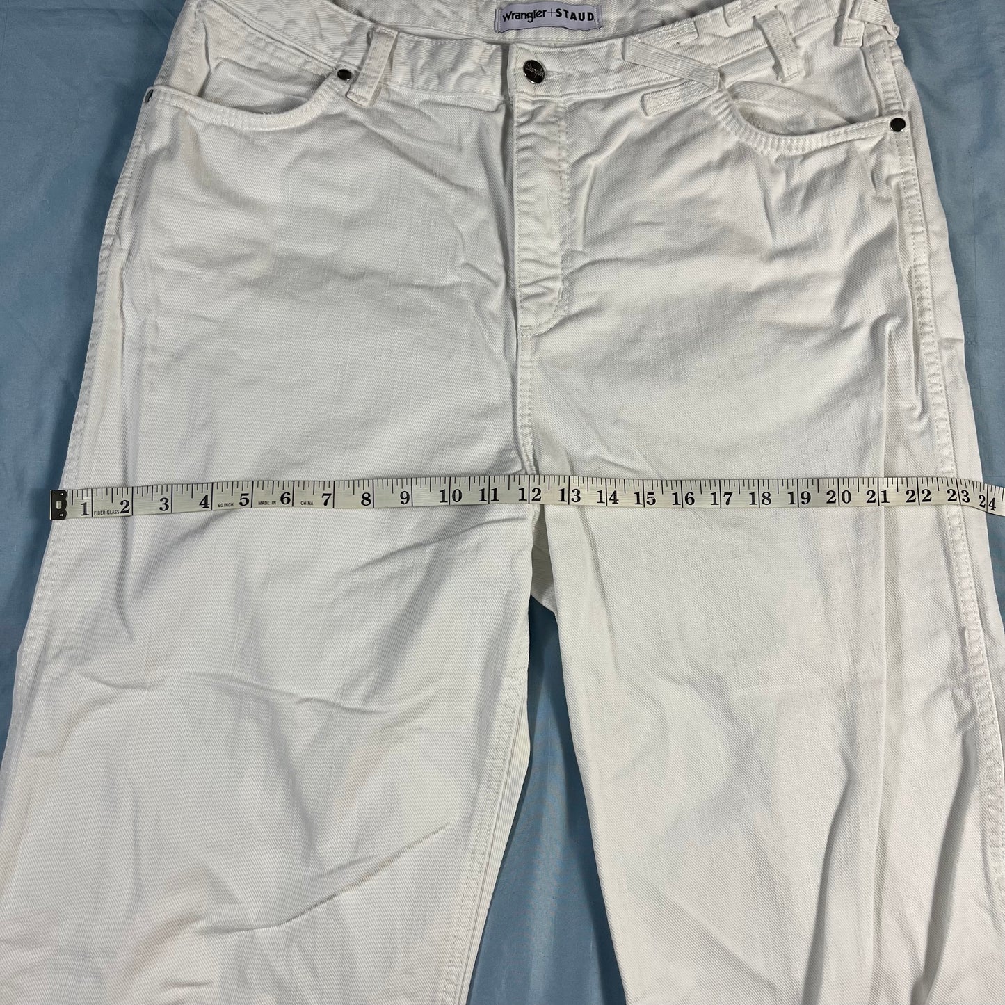 preloved Wrangler x STAUD straight leg jeans - 33x32